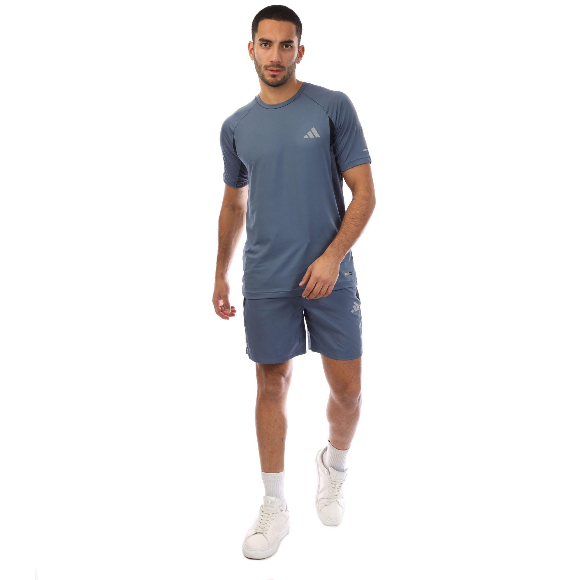 Navy - adidas - Tech Short Sleeved T-Shirt - 4