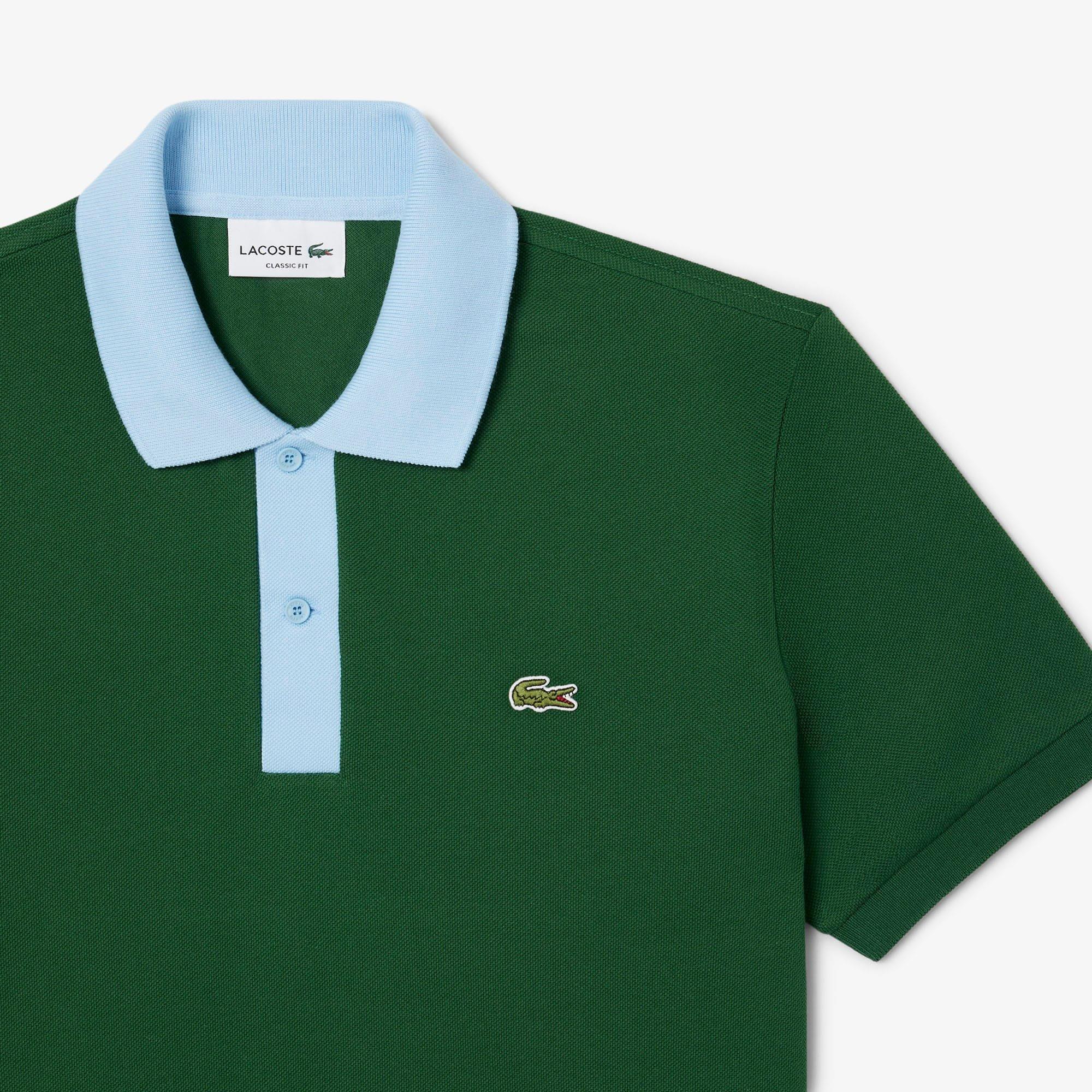 Green - Lacoste - Contrast Collar L.12.12 Polo Shirt - 2