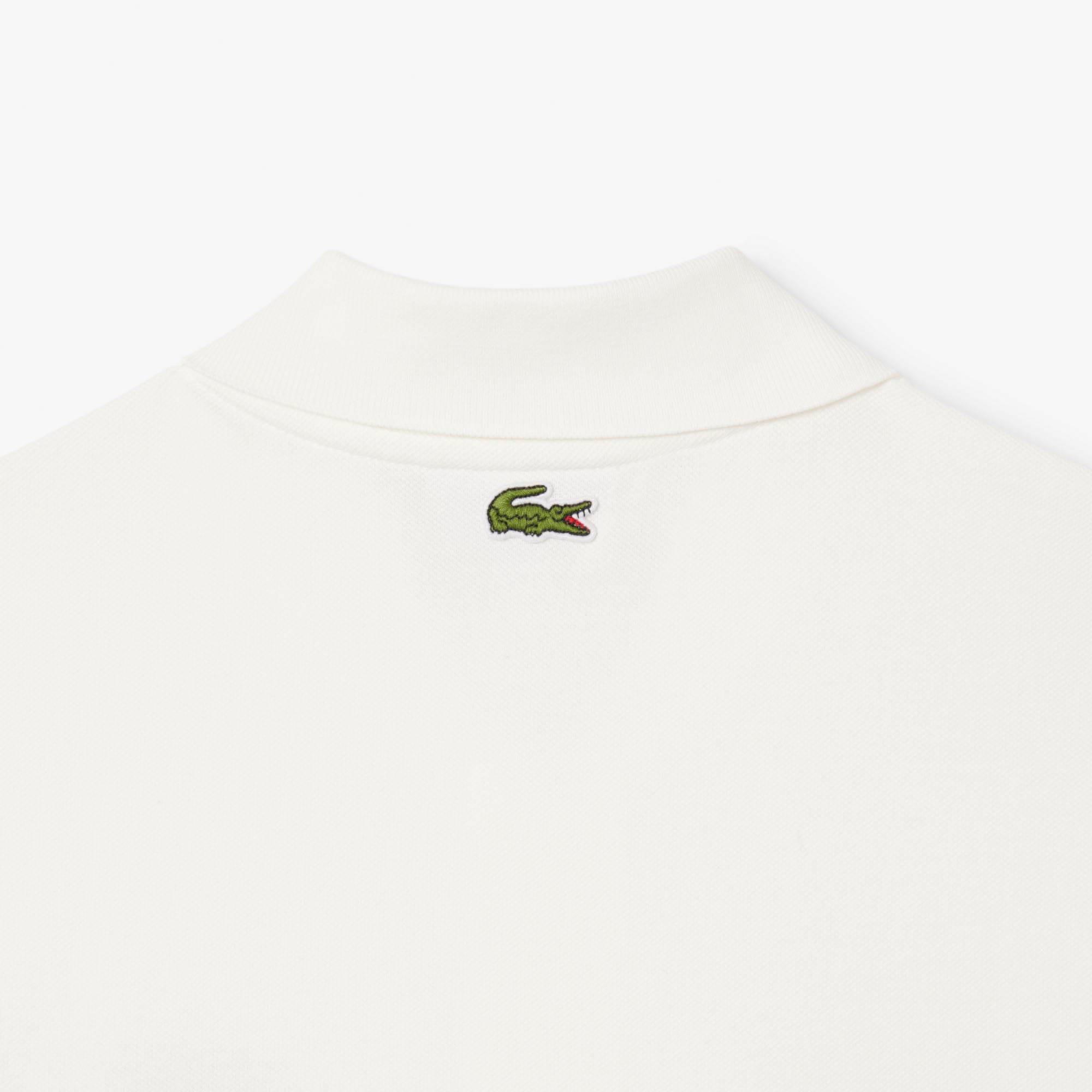 Cream - Lacoste - Classic Fit Printed L.12.12 Polo Shirt - 3
