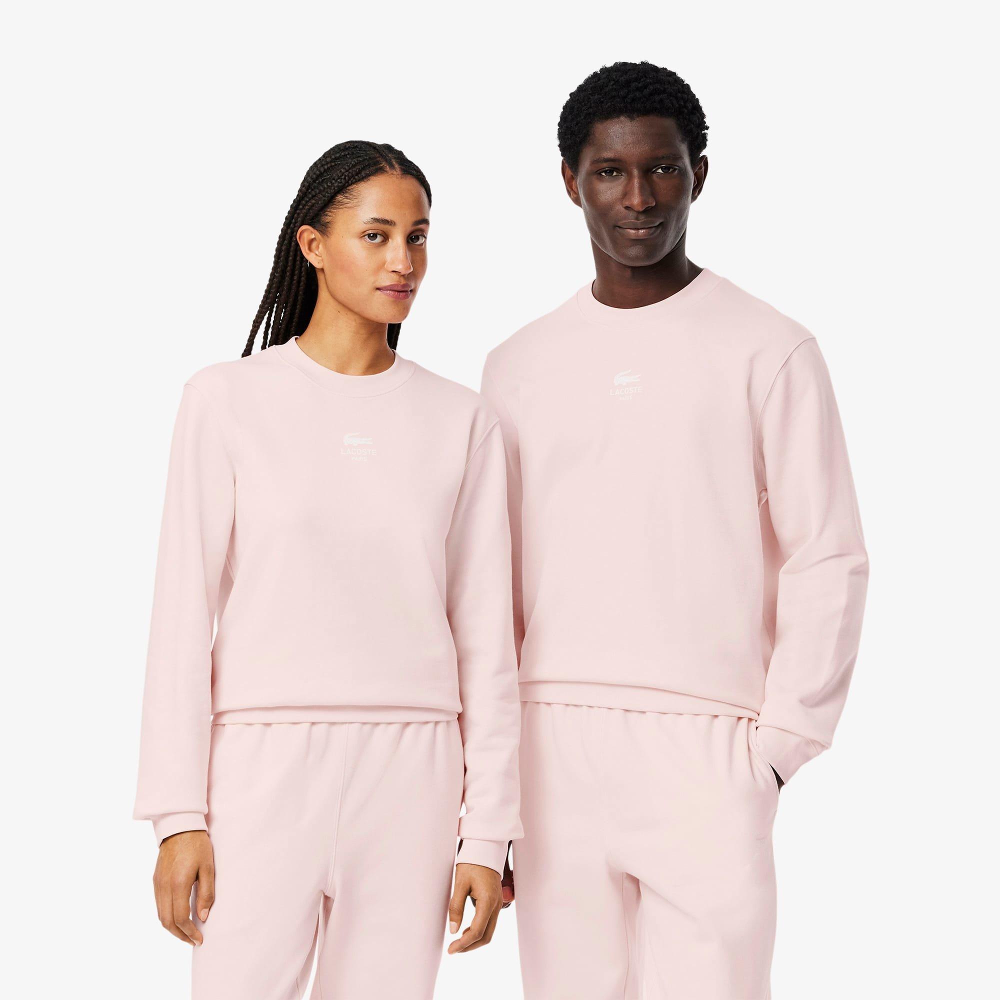 Pink - Lacoste - Printed Fleece Sweatshirt - 2