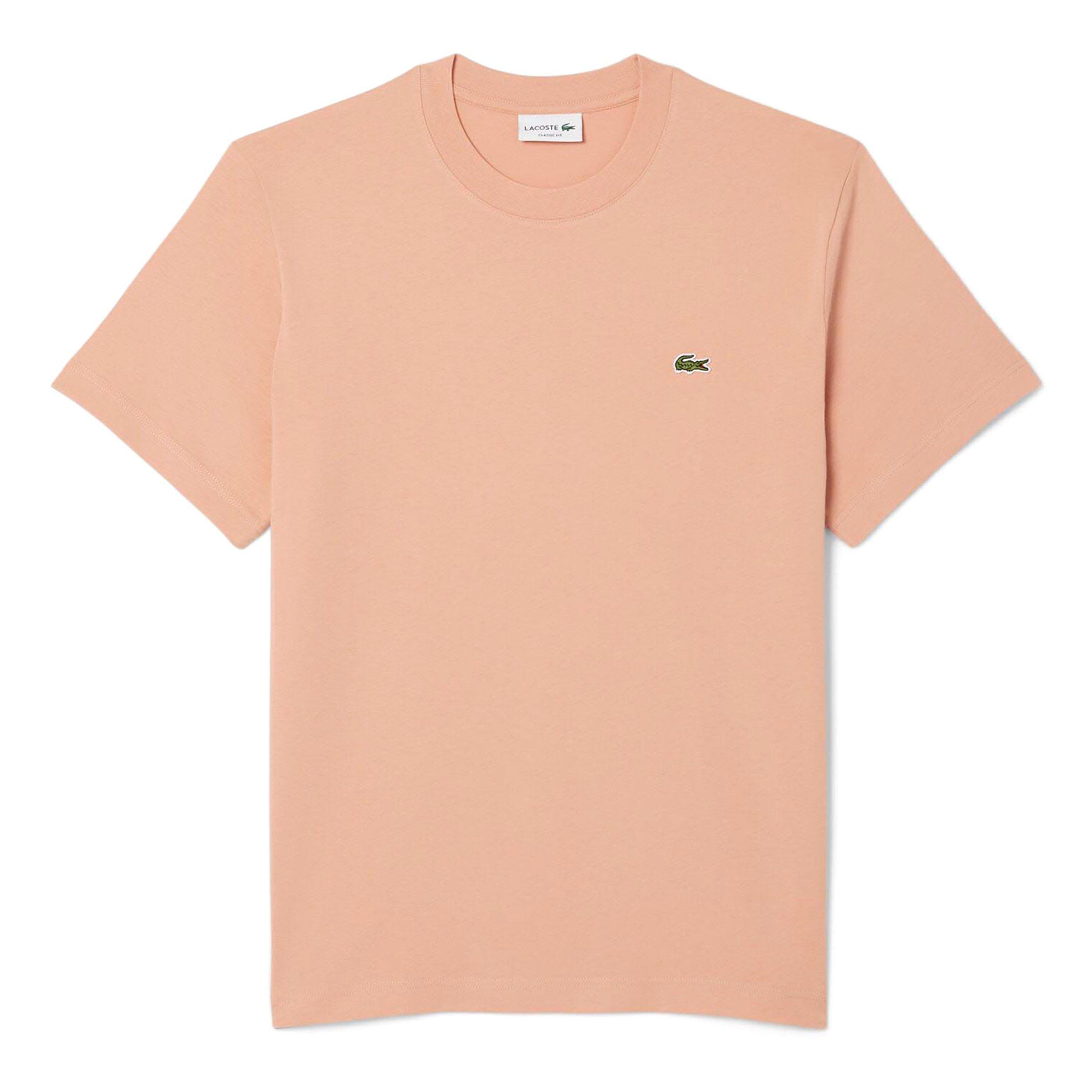 Orange - Lacoste - Cotton-T-Shirt - 1