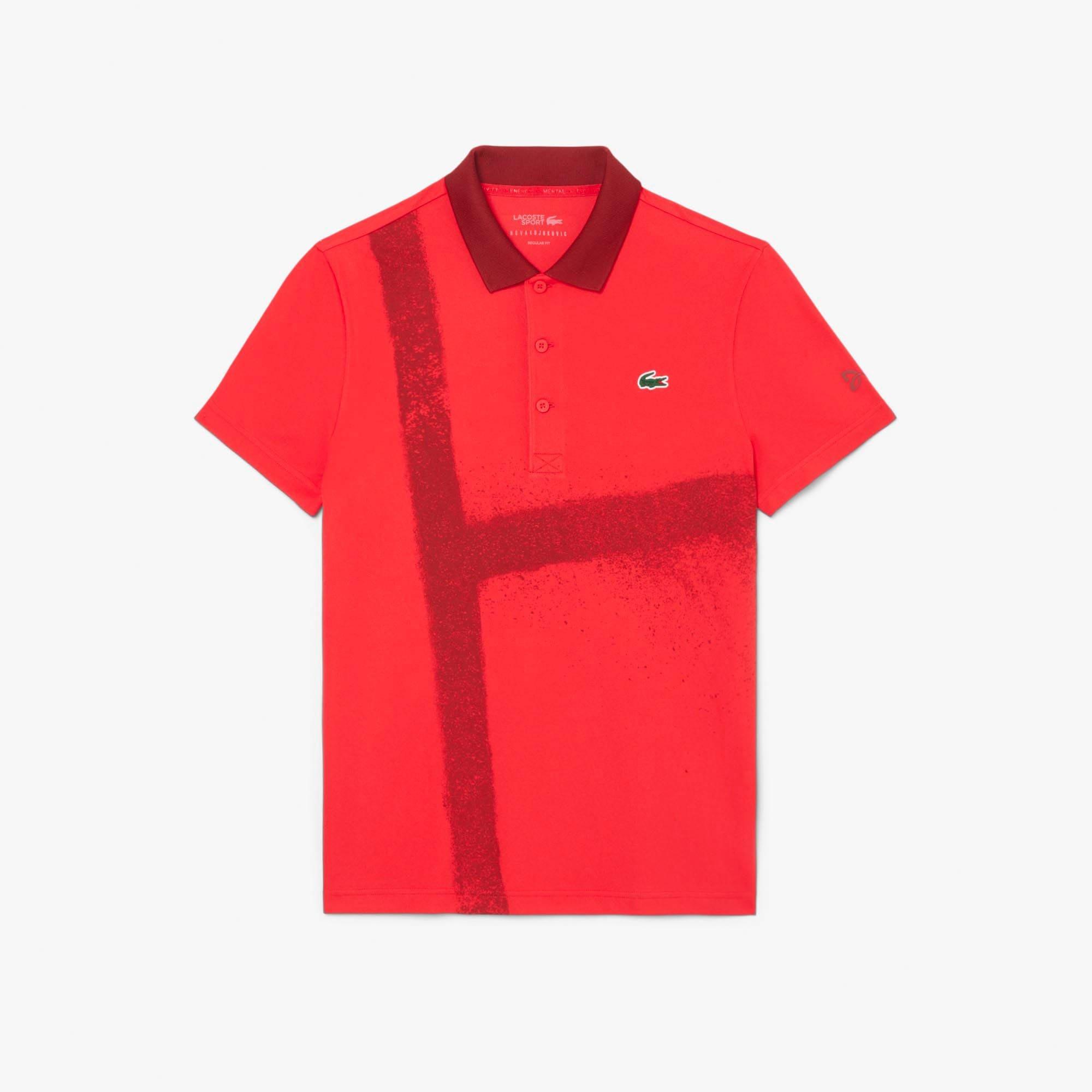Red - Lacoste - Novak Djokovic Polo Shirt - 1