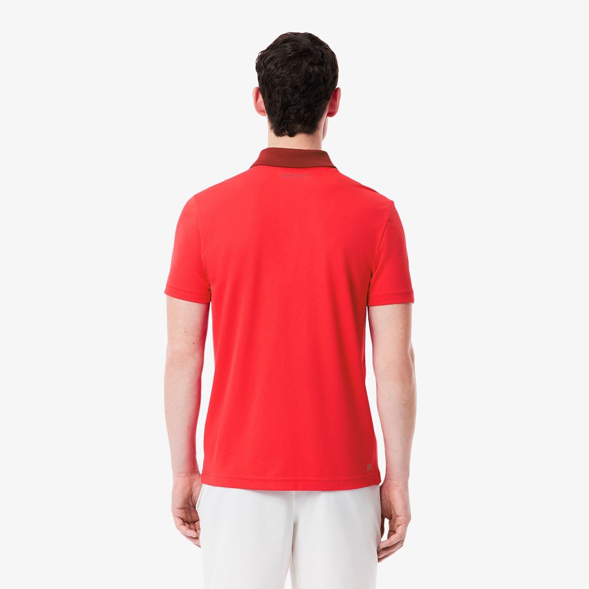 Red - Lacoste - Novak Djokovic Polo Shirt - 3