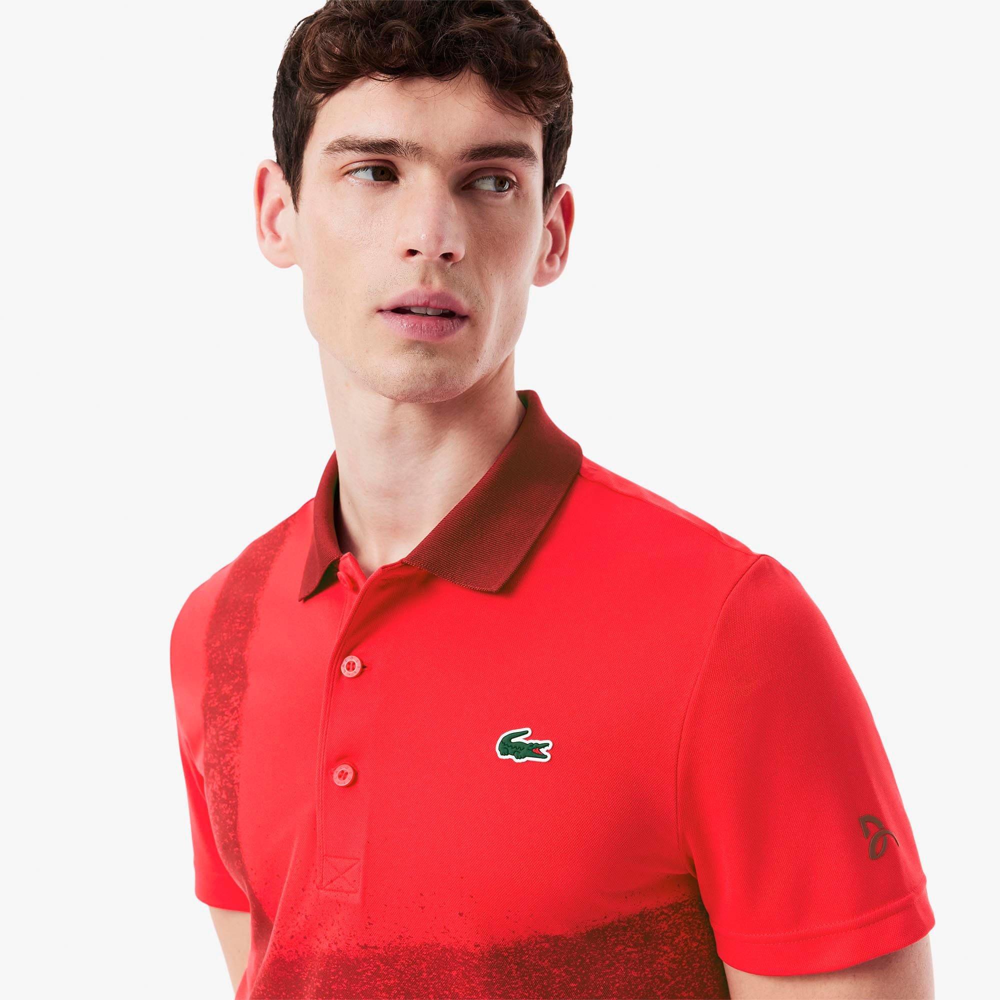 Red - Lacoste - Novak Djokovic Polo Shirt - 4