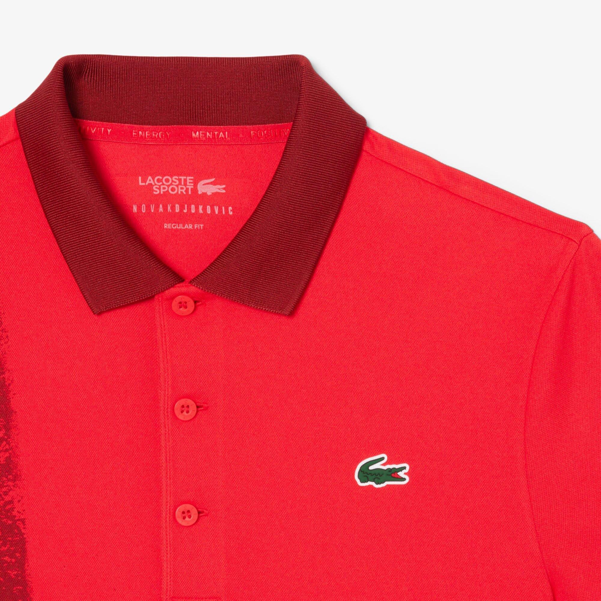Red - Lacoste - Novak Djokovic Polo Shirt - 5