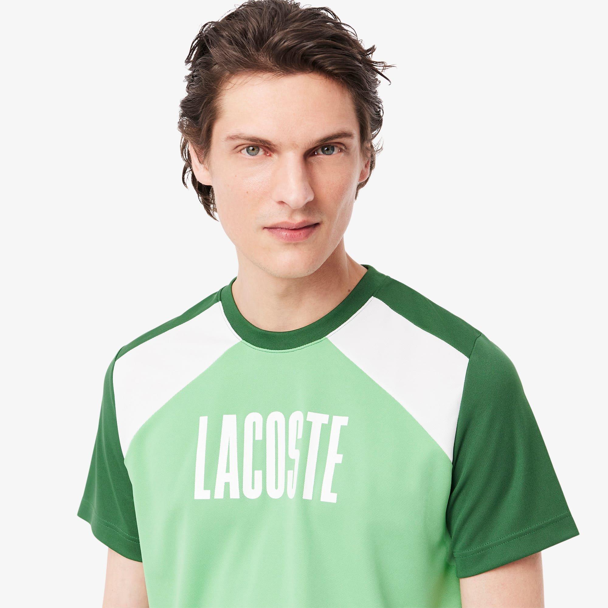Green - Lacoste - Colour Block T-Shirt - 5