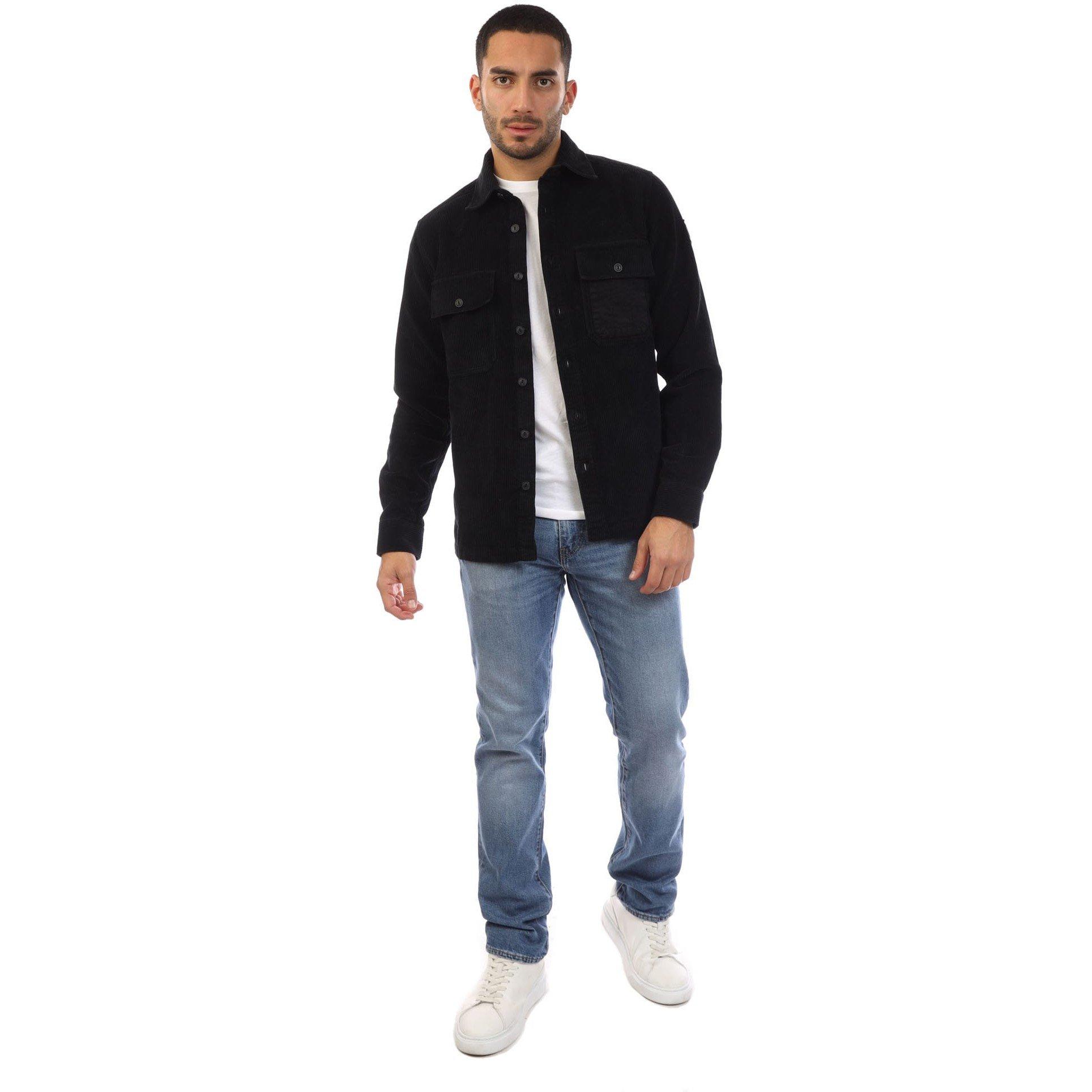 Black - Belstaff - Corduroy Fallgate Shirt - 4