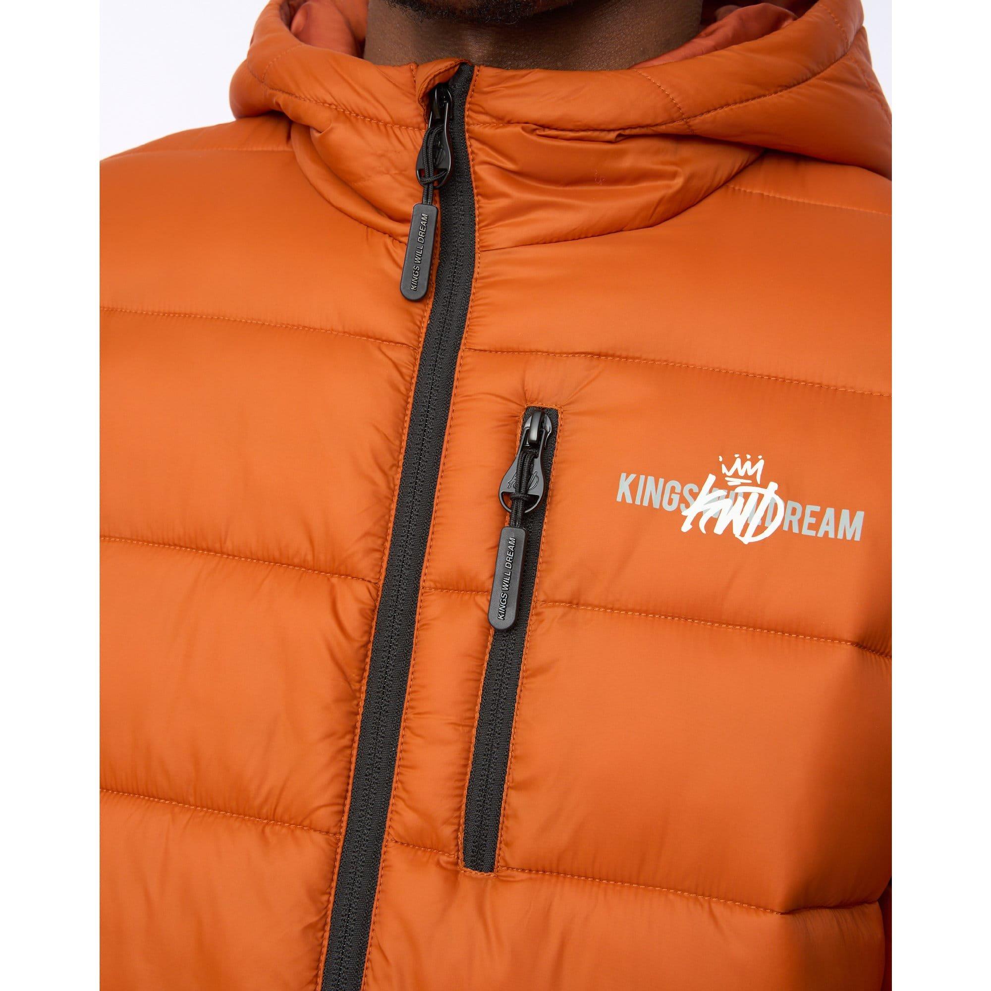 Orange - Kings Will Dream - Barcana Puffer Jacket - 5