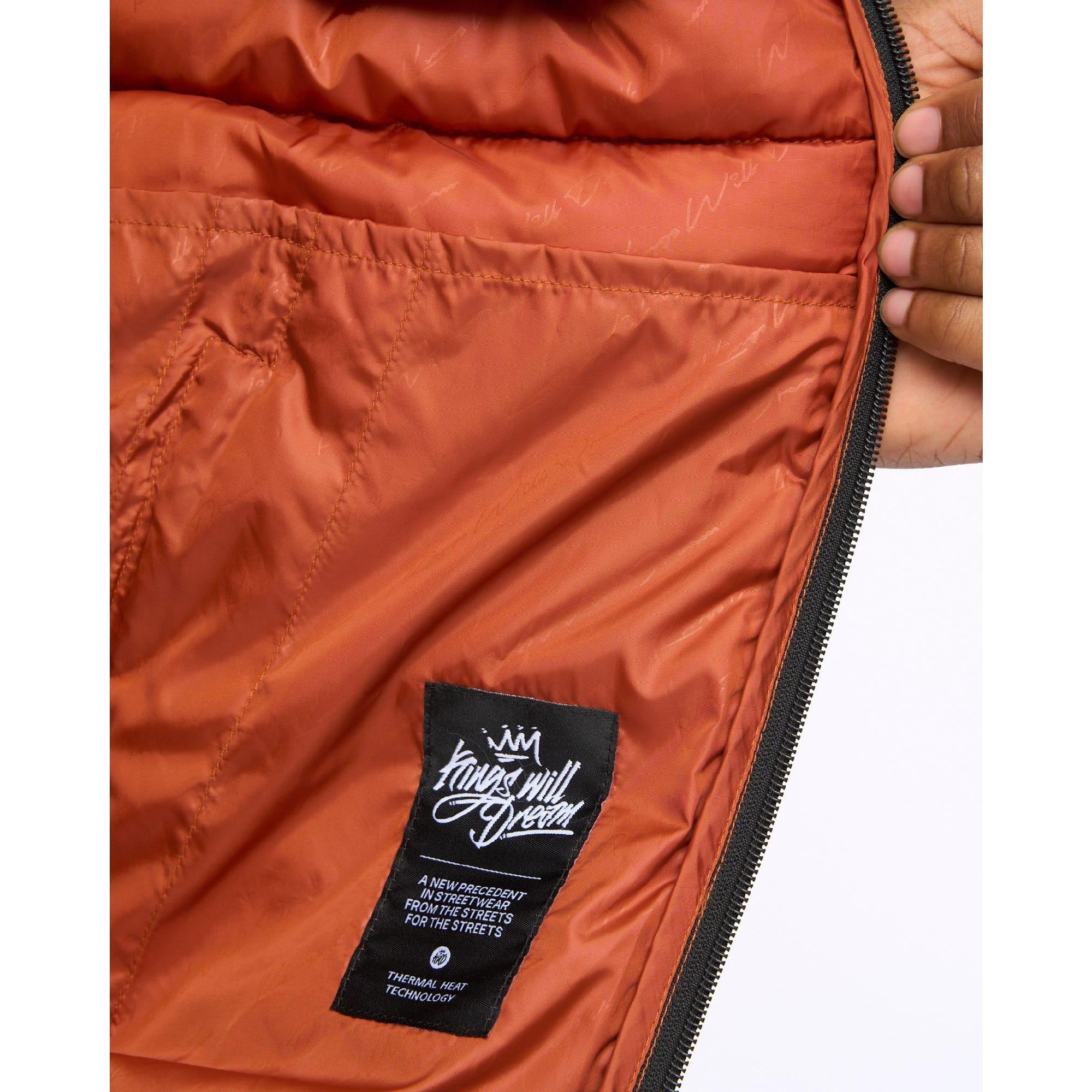 Orange - Kings Will Dream - Barcana Puffer Jacket - 8