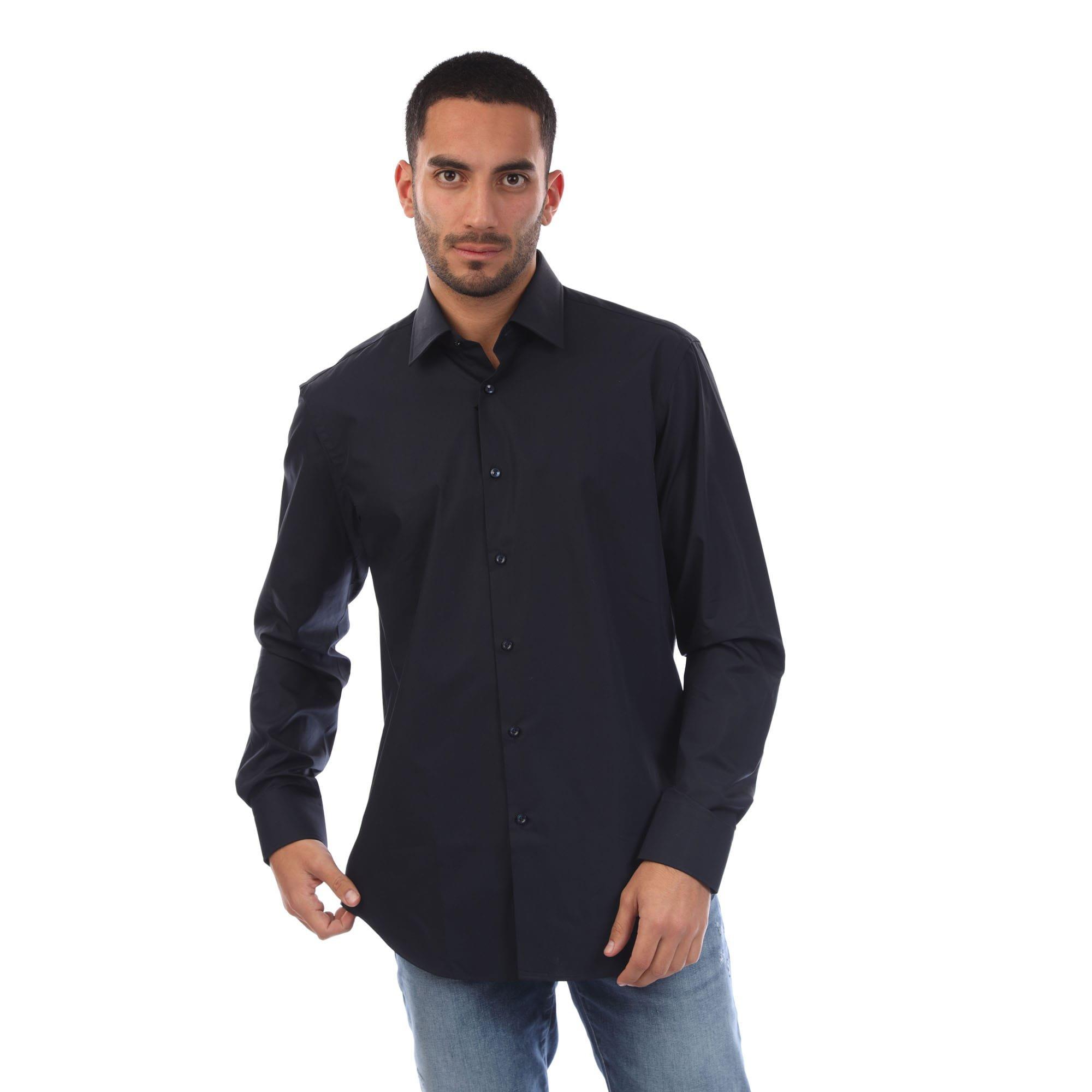 Dark Blue - Boss - H-Joe-Kent-C1-214 Shirt - 1