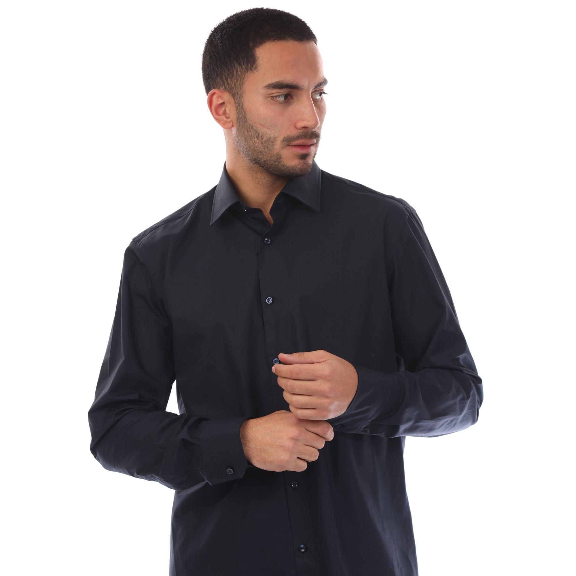 Dark Blue - Boss - H-Joe-Kent-C1-214 Shirt - 4