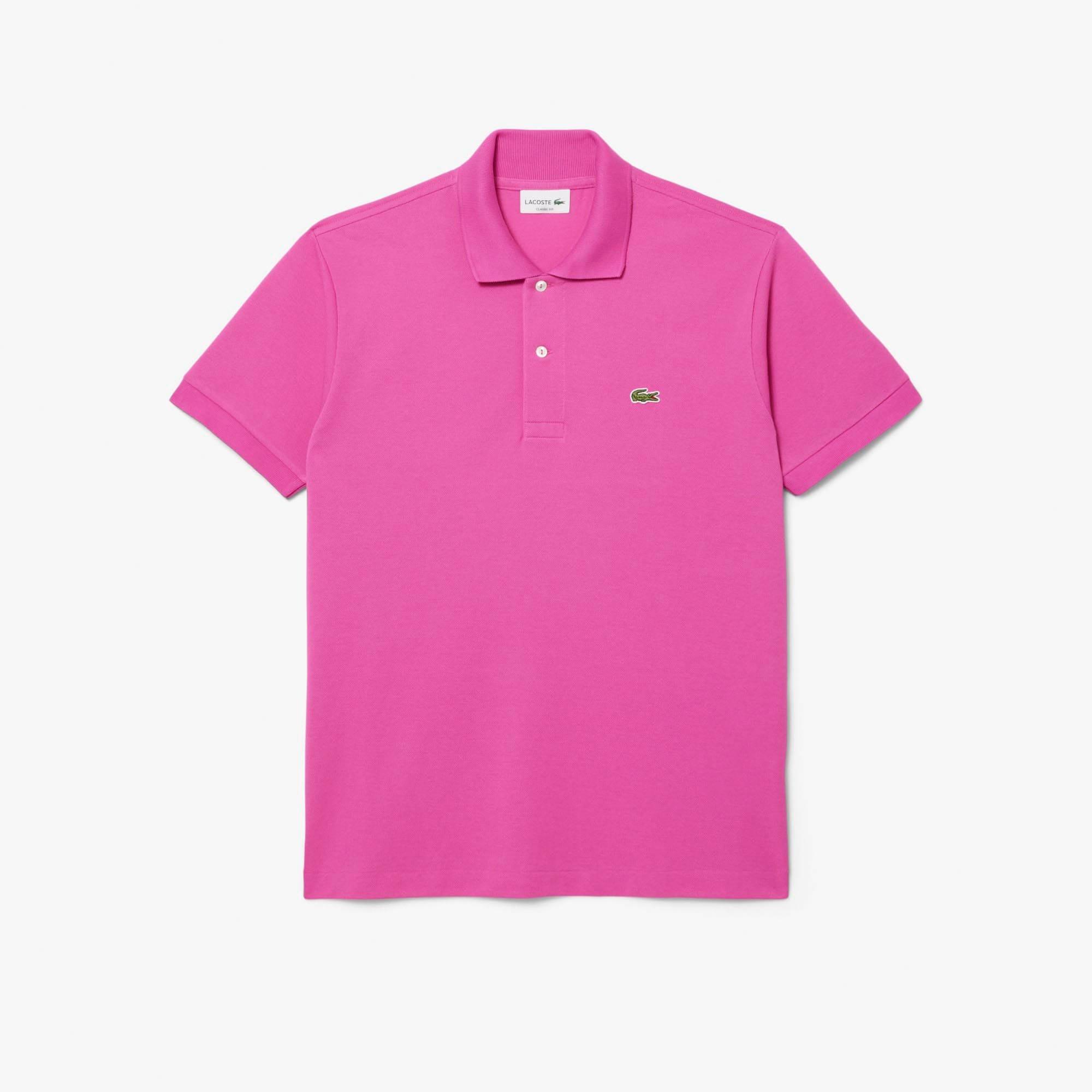 Pink - Lacoste - Classic Fit L.12.12 Original Polo Shirt - 1