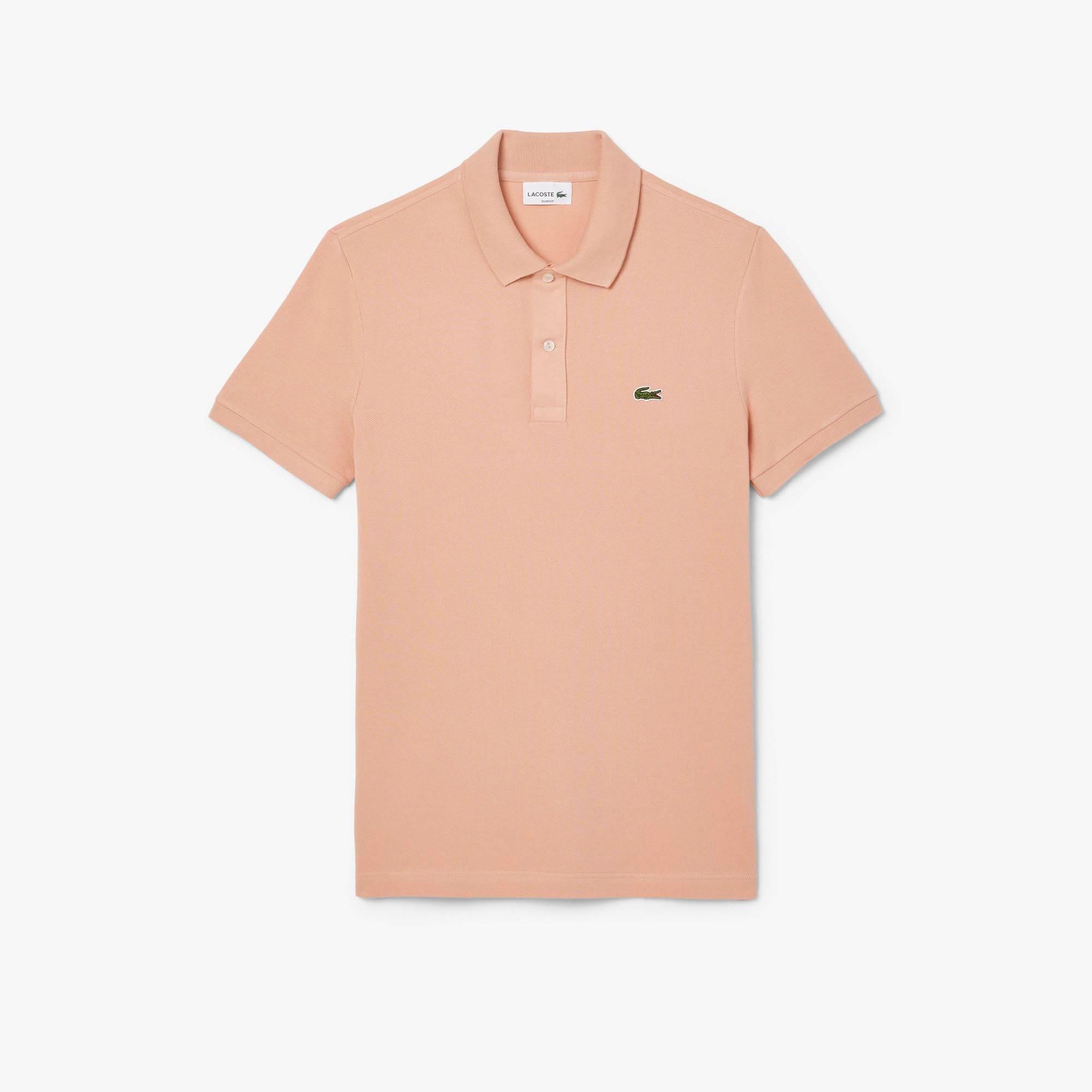 Orange - Lacoste - Slim-Fit L.12.12 Pique Polo Shirt - 1