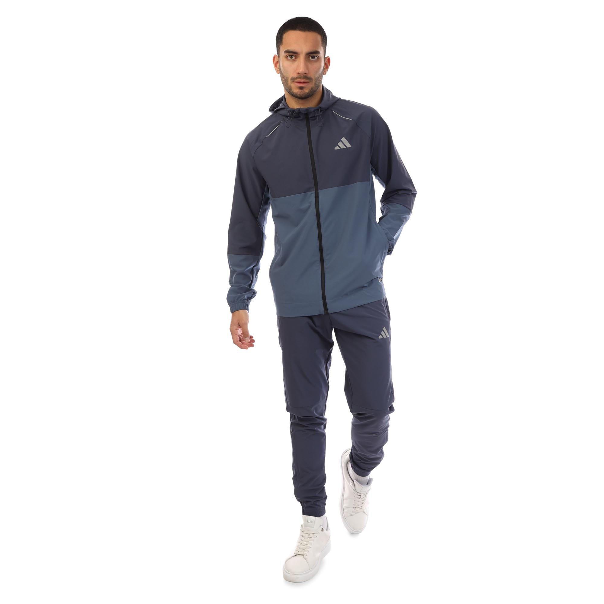 Navy - adidas - Climacool Woven Jacket - 1