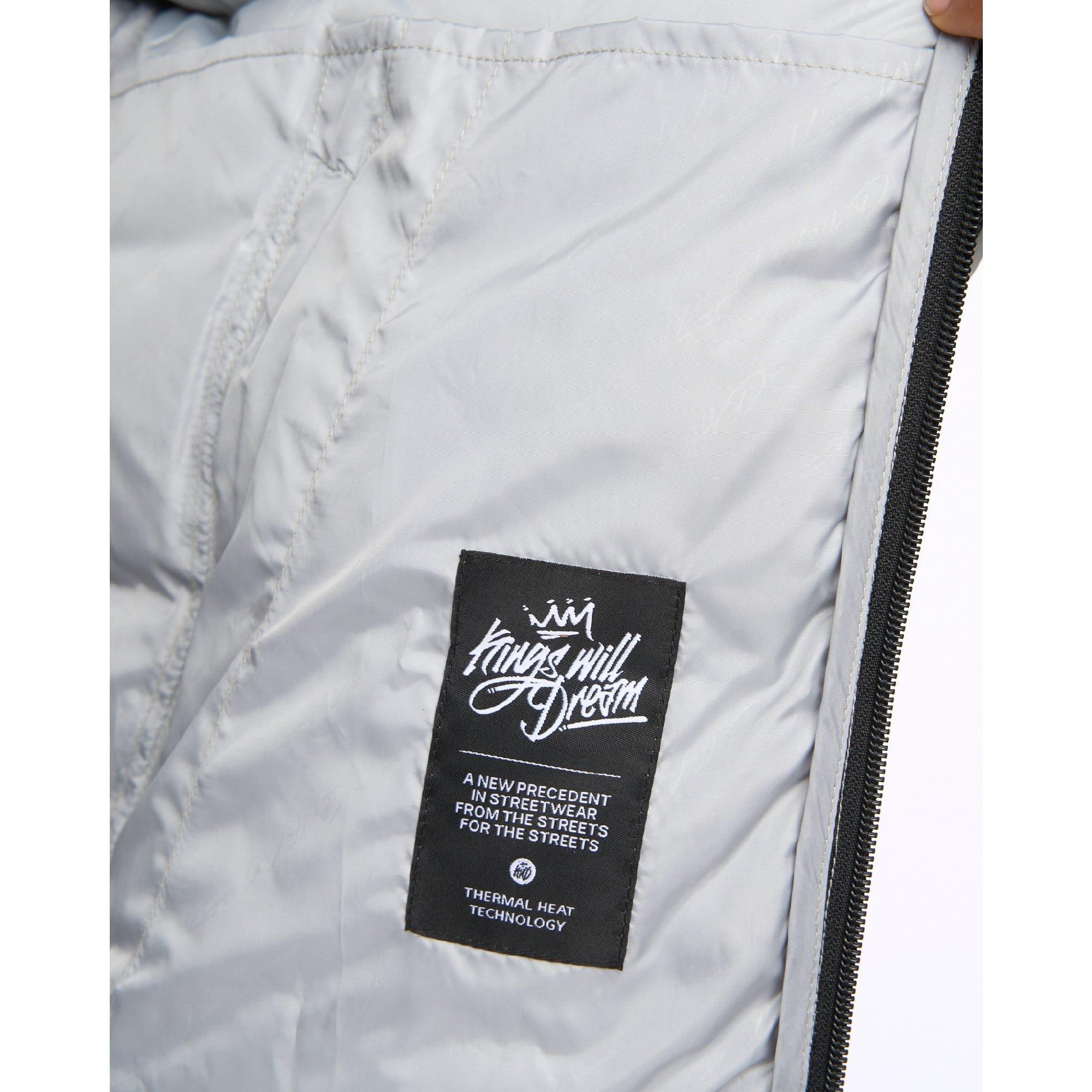 Grey - Kings Will Dream - Barcana Puffer Jacket - 7
