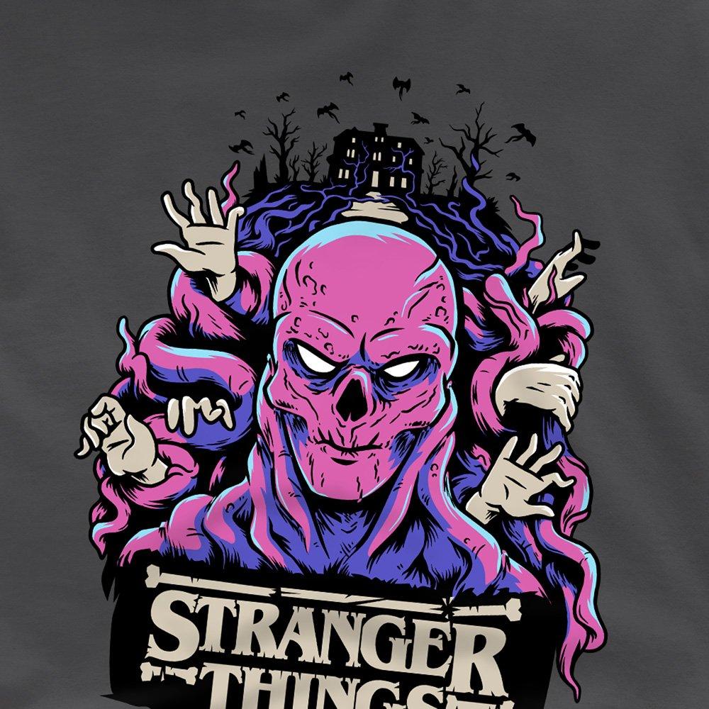 Grey - Stranger Things - Stranger Things Vecna Creel House Kids T-Shirt Ch - 2