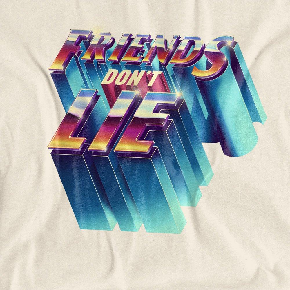 Beige - Stranger Things - Stranger Things Friends DonT Lie Womens T-Shirt - 2
