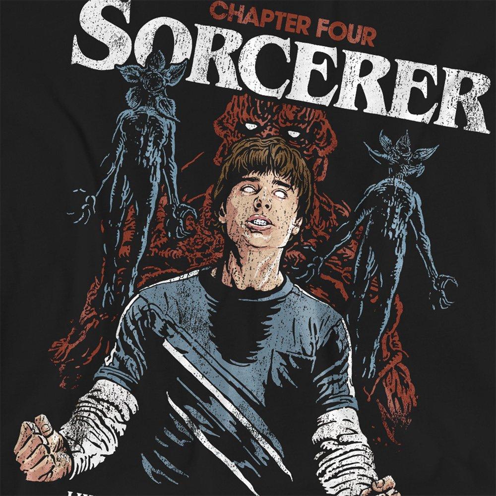 Black - Stranger Things - Stranger Things Will The Sorcerer T-Shirt Black - 2