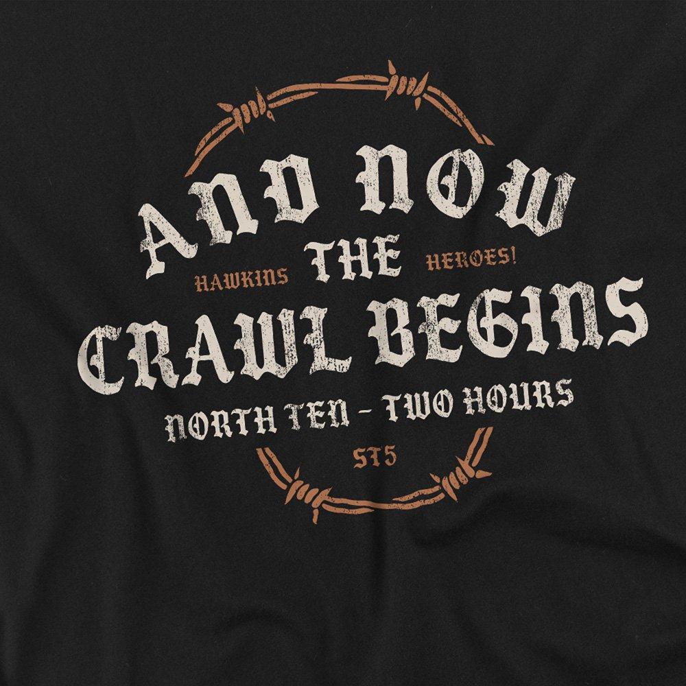 Black - Stranger Things - Stranger Things The Crawl Begins Long Sleeve T-Shi - 2