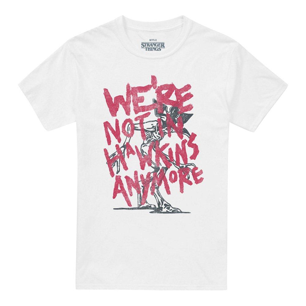 White - Stranger Things - Stranger Things Not In Hawkins T-Shirt White - 4