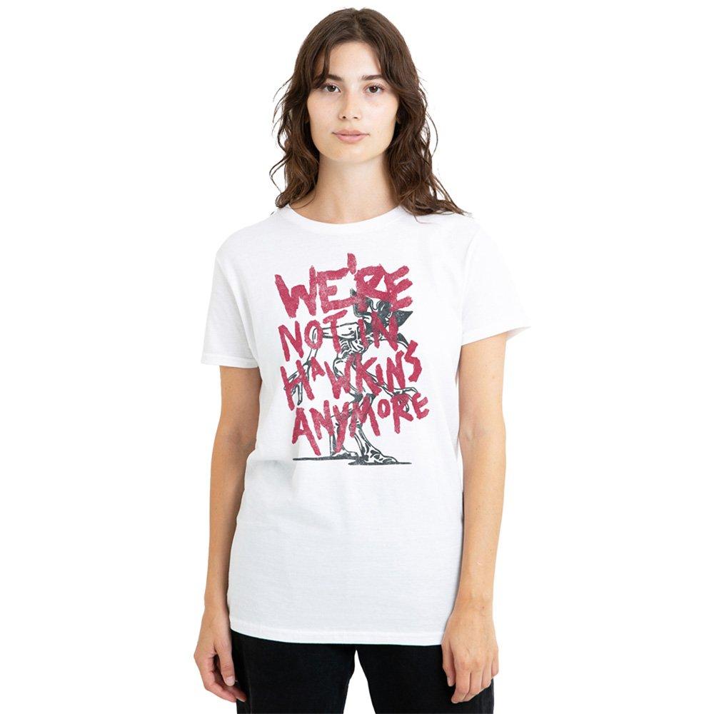 White - Stranger Things - Stranger Things Not In Hawkins Womens T-Shirt Whi - 1