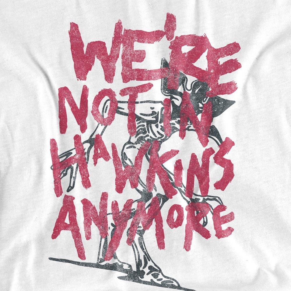 White - Stranger Things - Stranger Things Not In Hawkins Womens T-Shirt Whi - 2