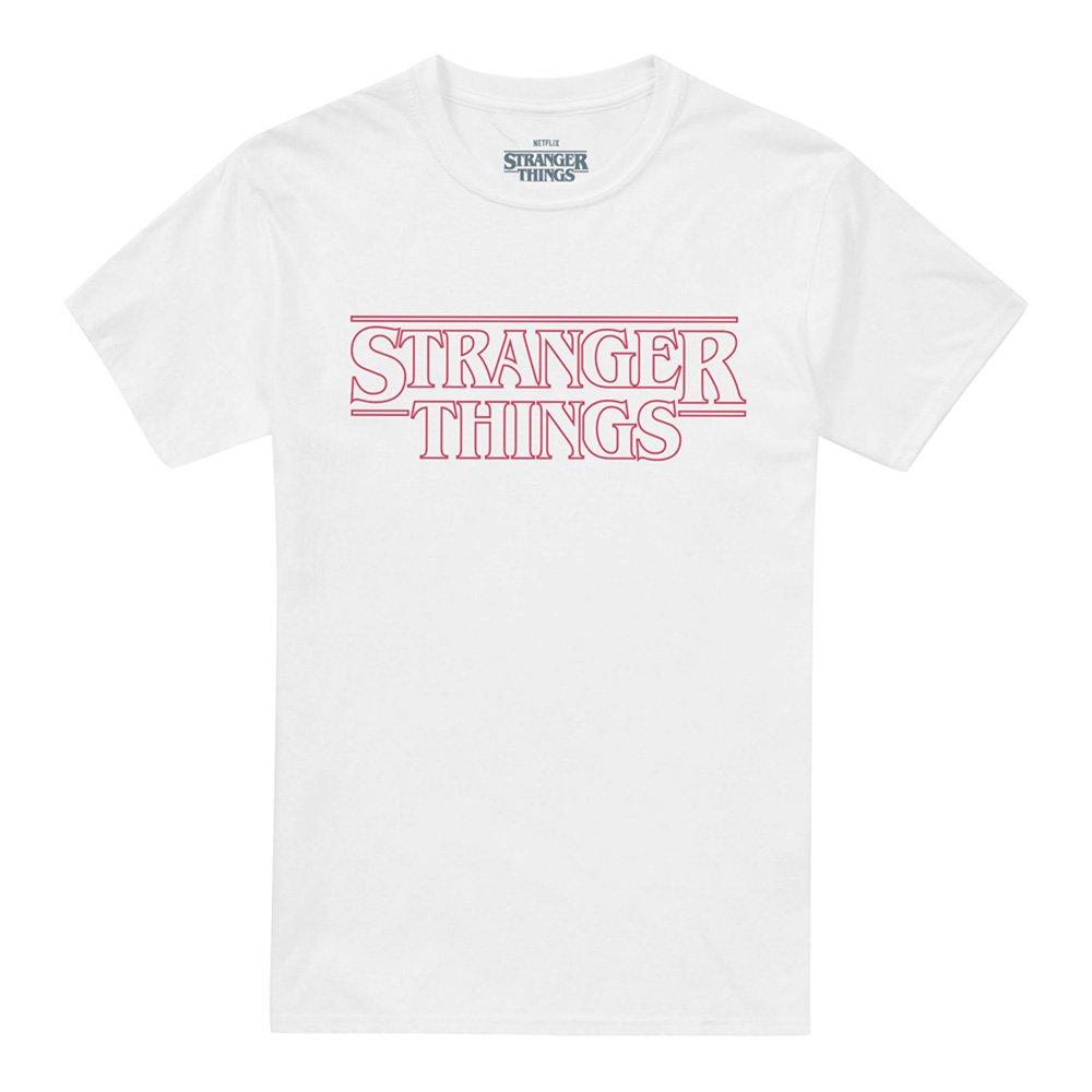 White - Stranger Things - Stranger Things Logo Grid Front Back T-Shirt Whit - 5