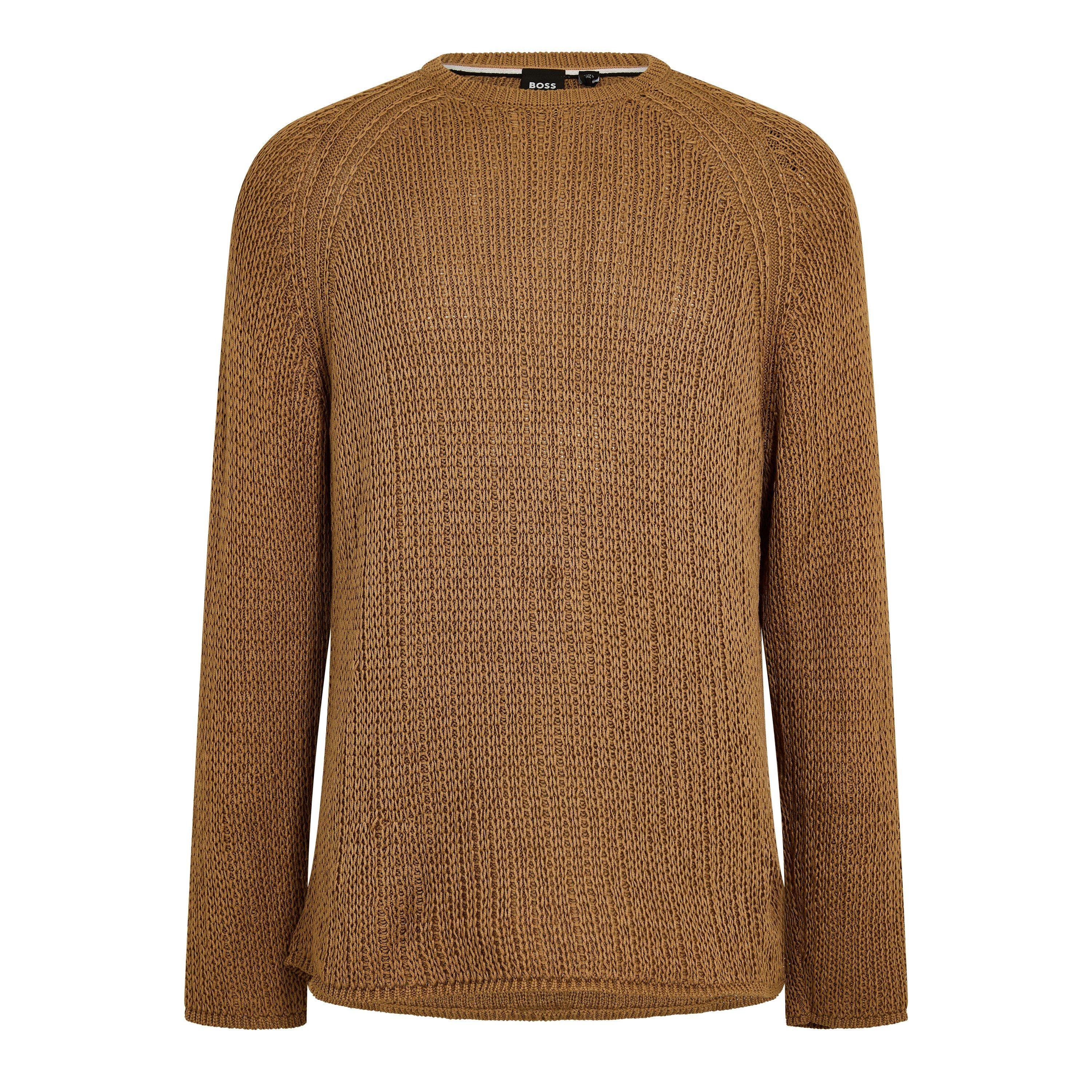 Medium Beige - Boss - Tascone 10258330 01 Knitted Top Mens - 1