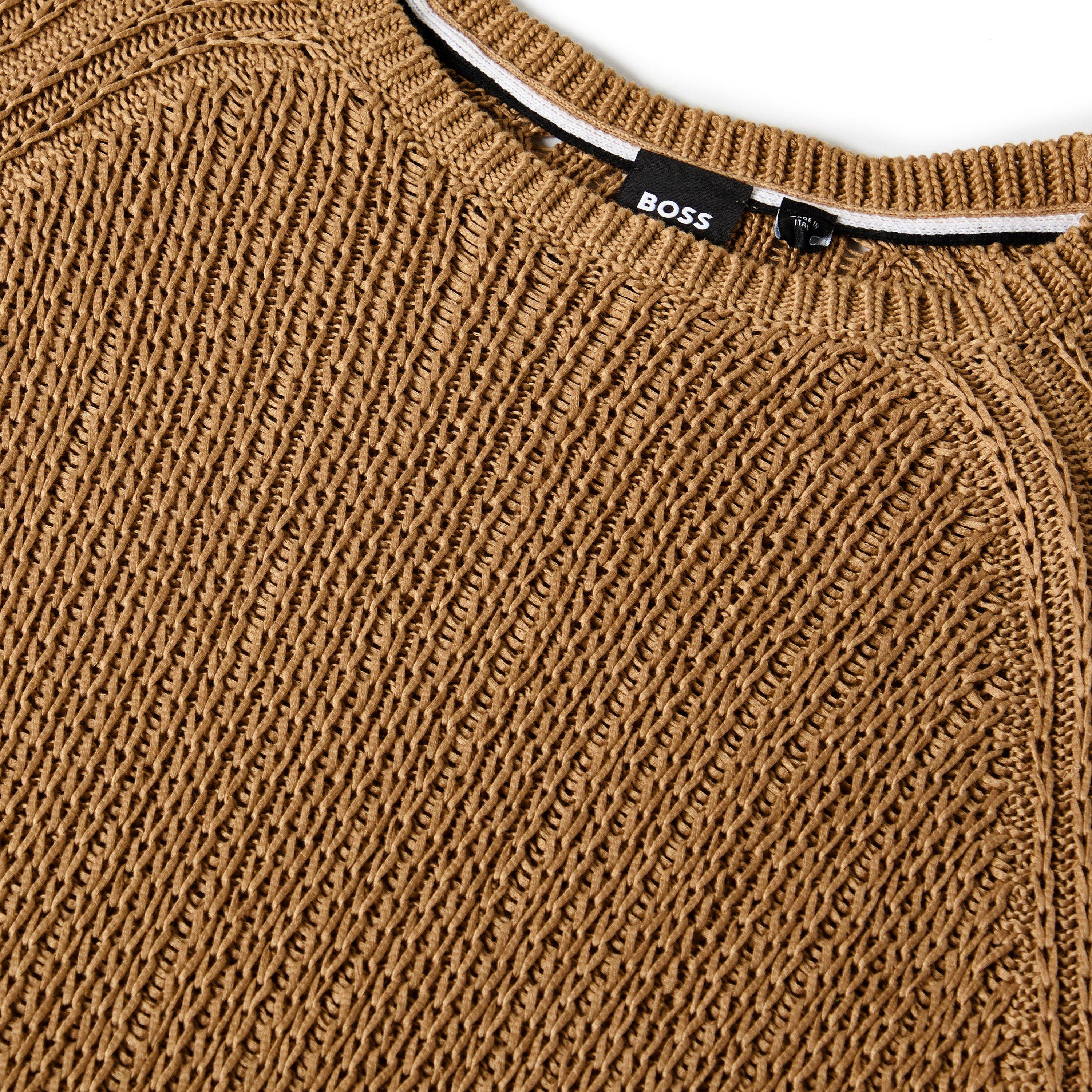 Medium Beige - Boss - Men's Tascone Knitted Top - 3