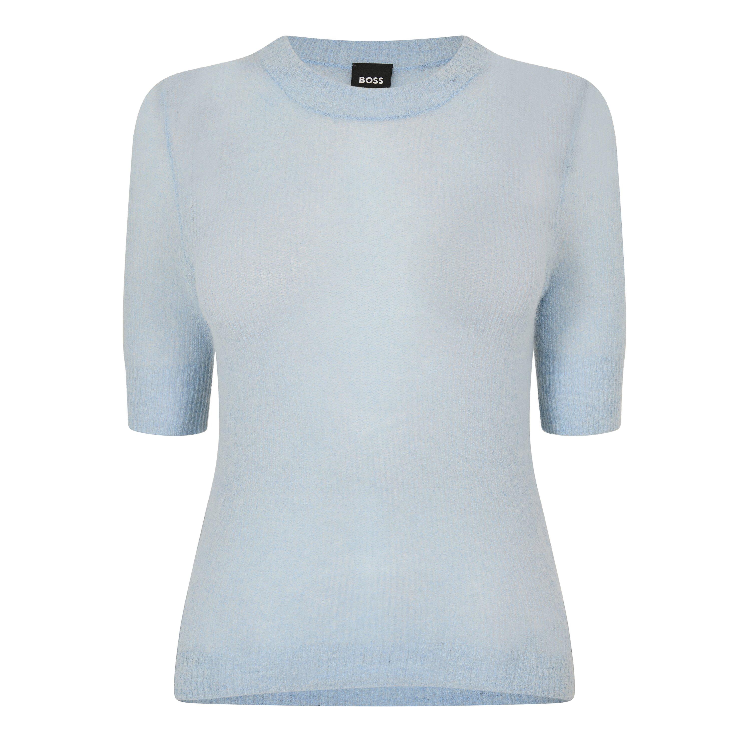 Pastel Blue - Boss - Fusionana 10266994 01 T-Shirt Womens - 1
