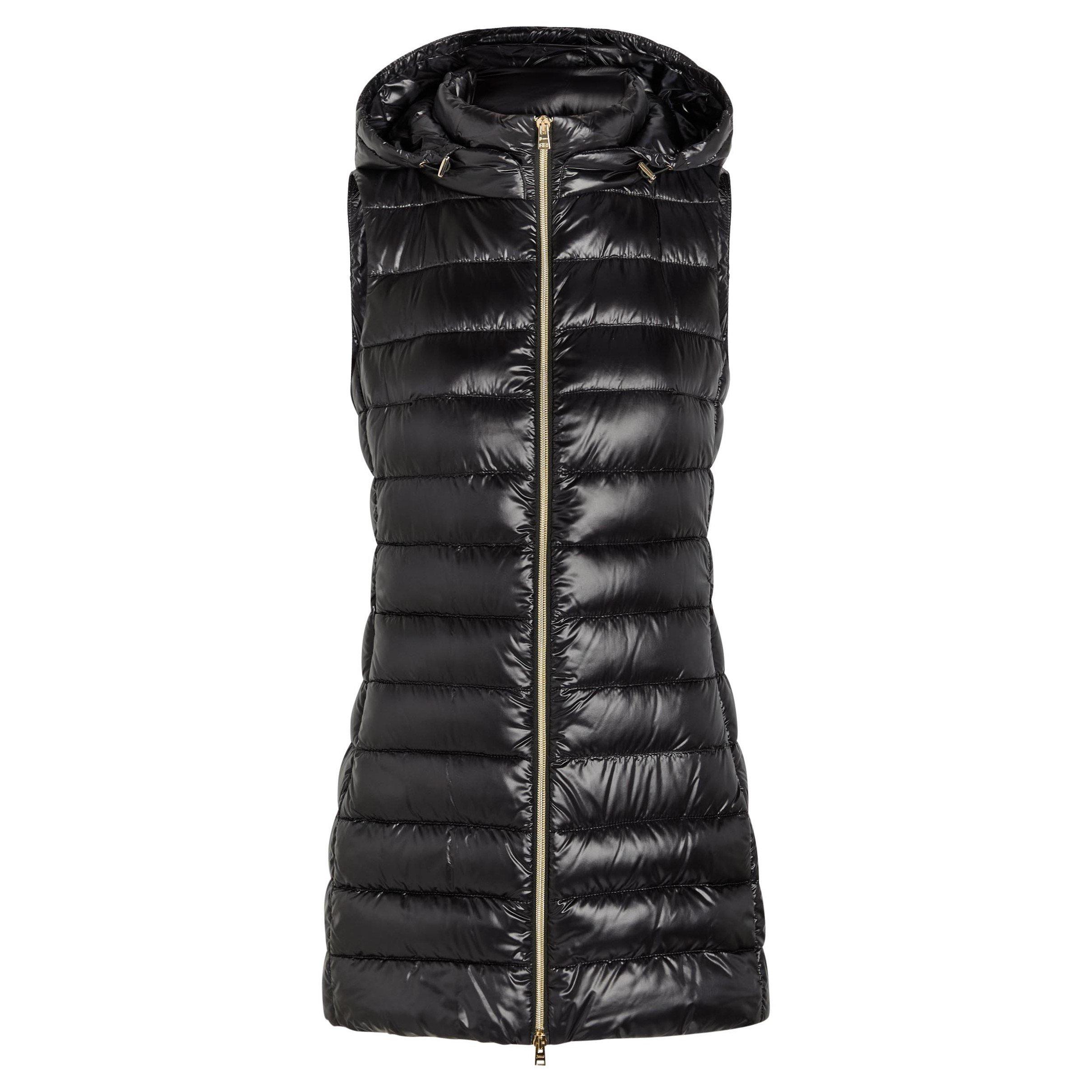BLACK - Herno - J ULTRALIGHT HOODED WAISTCOAT - 1