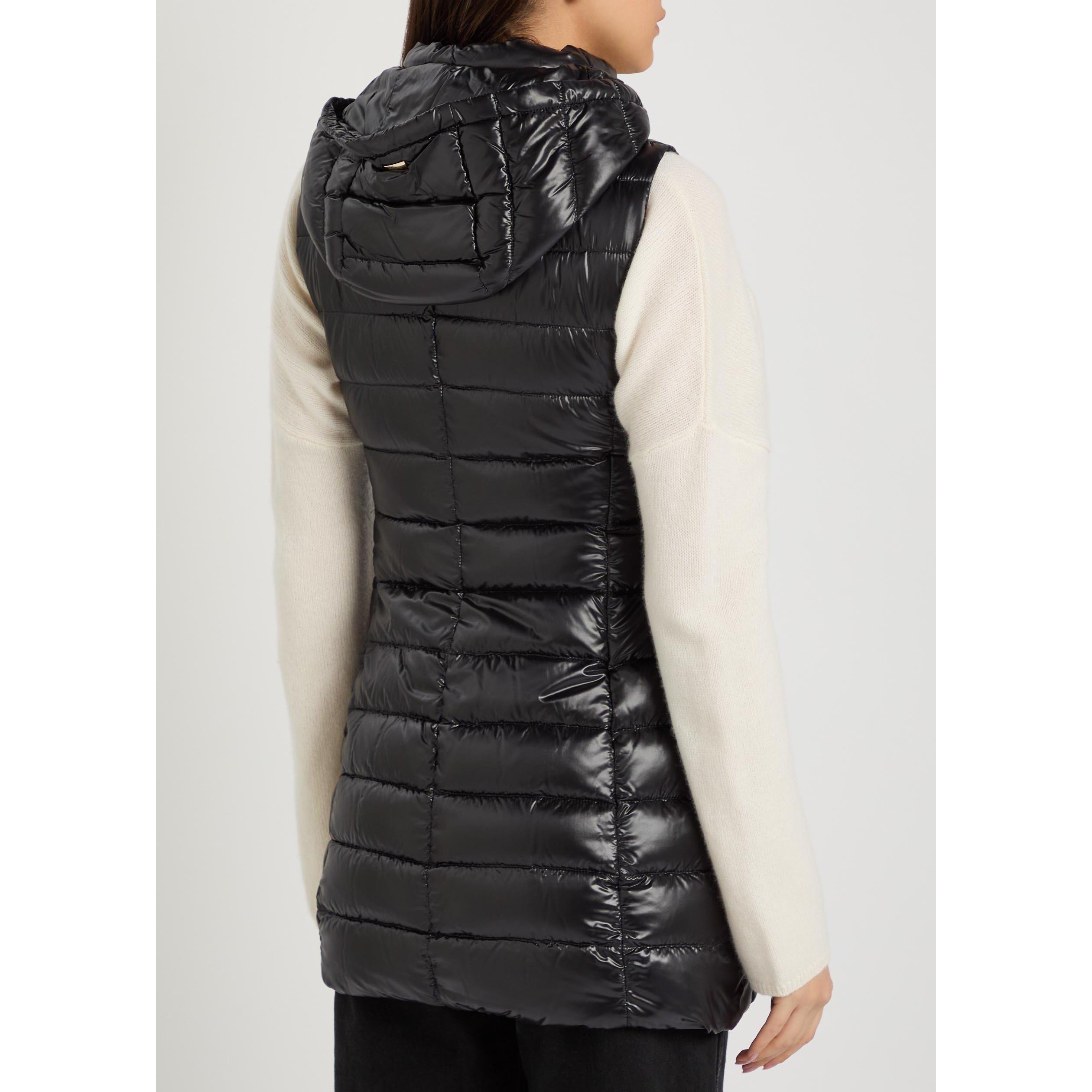 BLACK - Herno - J ULTRALIGHT HOODED WAISTCOAT - 3