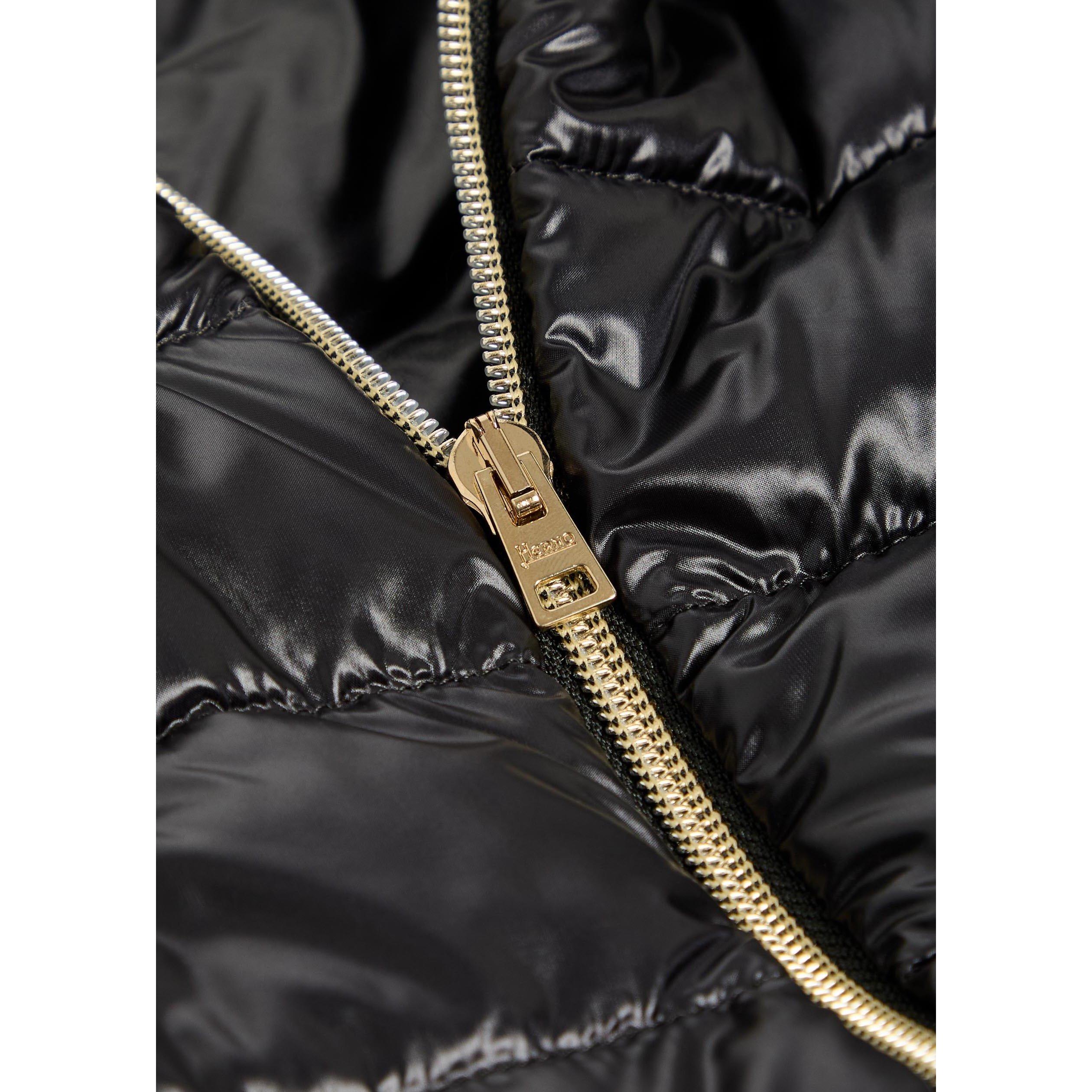 BLACK - Herno - J ULTRALIGHT HOODED WAISTCOAT - 4