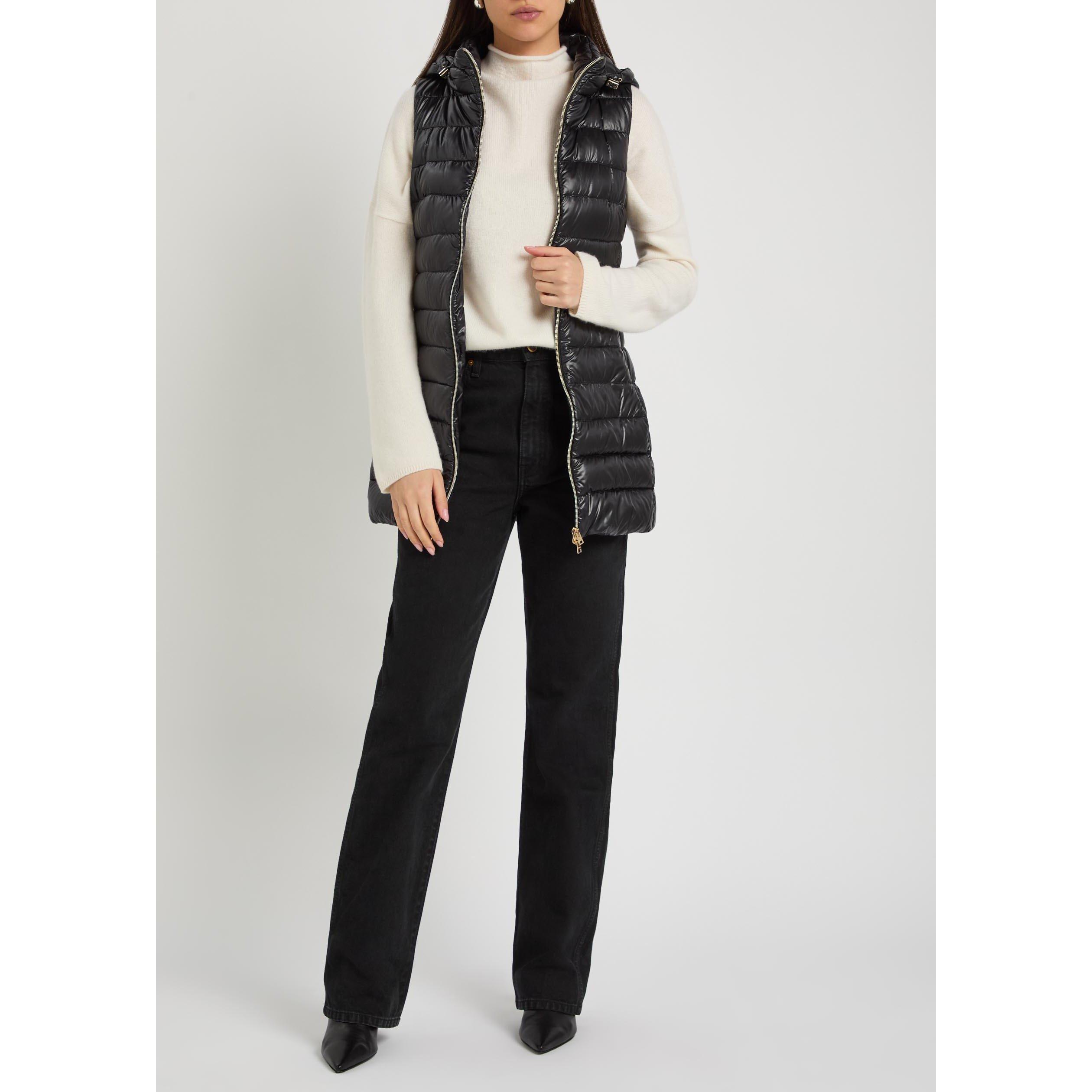 BLACK - Herno - J ULTRALIGHT HOODED WAISTCOAT - 5