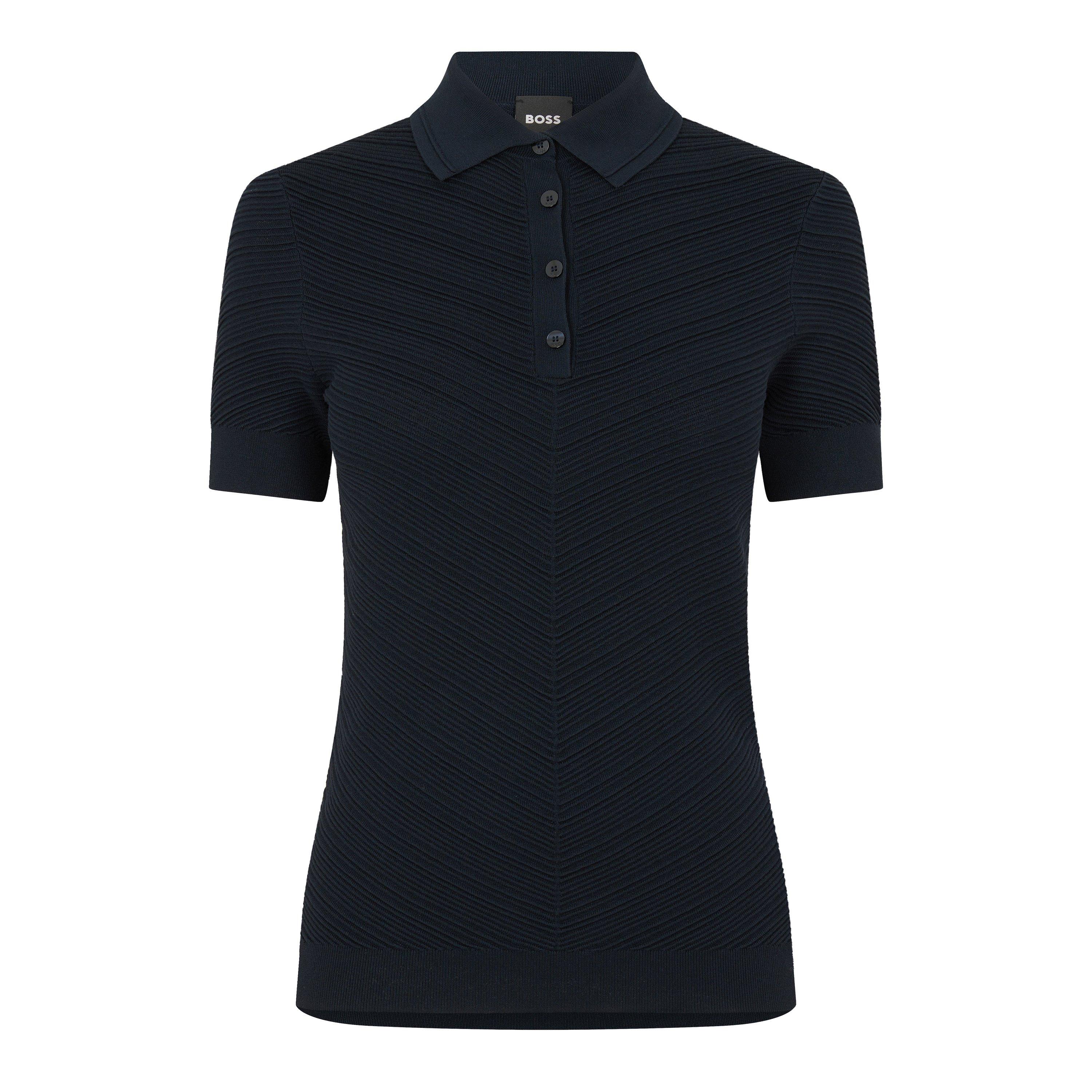 Boss Women's Fointa Knitted Top - Dark Blue - 6 (XS)
