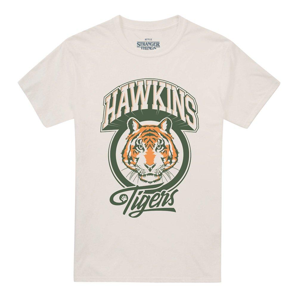 Beige - Stranger Things - Stranger Things Retro Hawkins Tigers T-Shirt Natu - 4