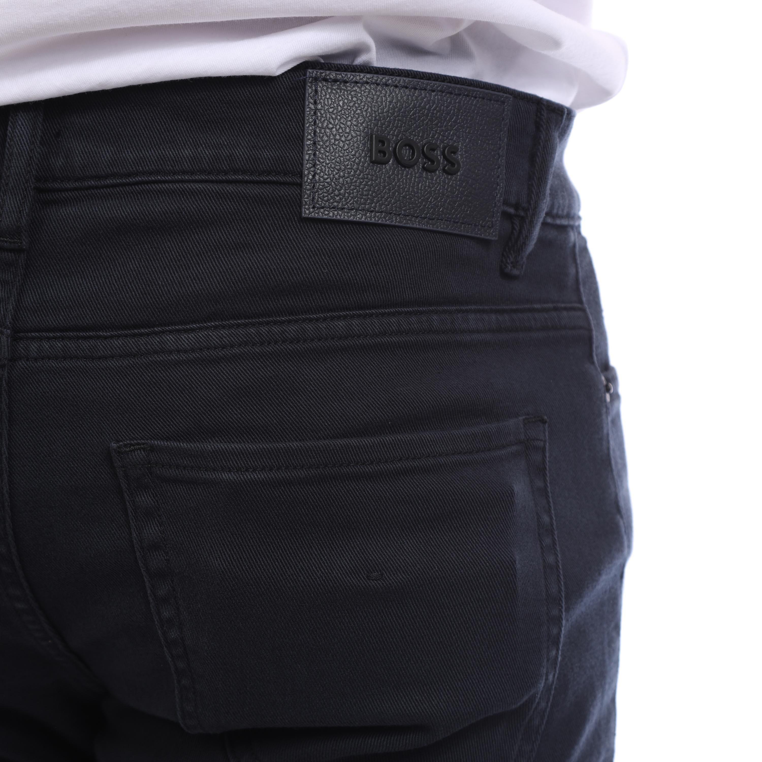 Dark Blue - Boss - Delaware 3-1 Slim-Fit Jeans - 3
