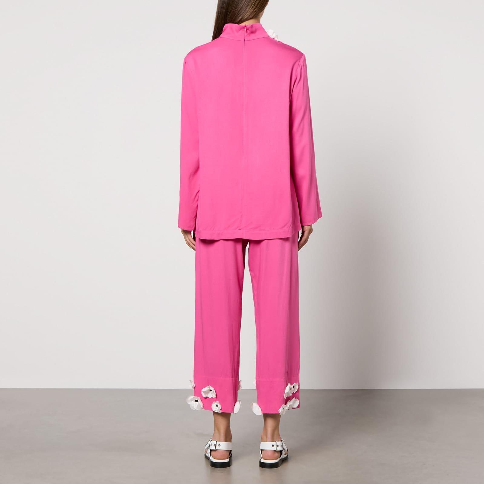 Pink - Sleeper - The Bloom Tie Pajama Set With Pants - 2