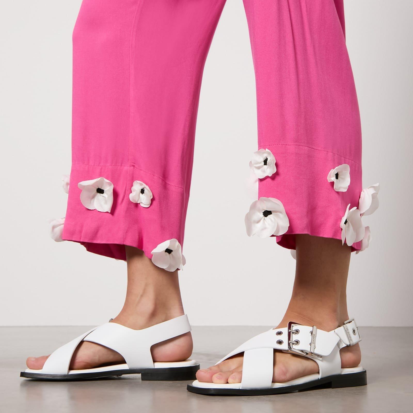 Pink - Sleeper - The Bloom Tie Pajama Set With Pants - 3