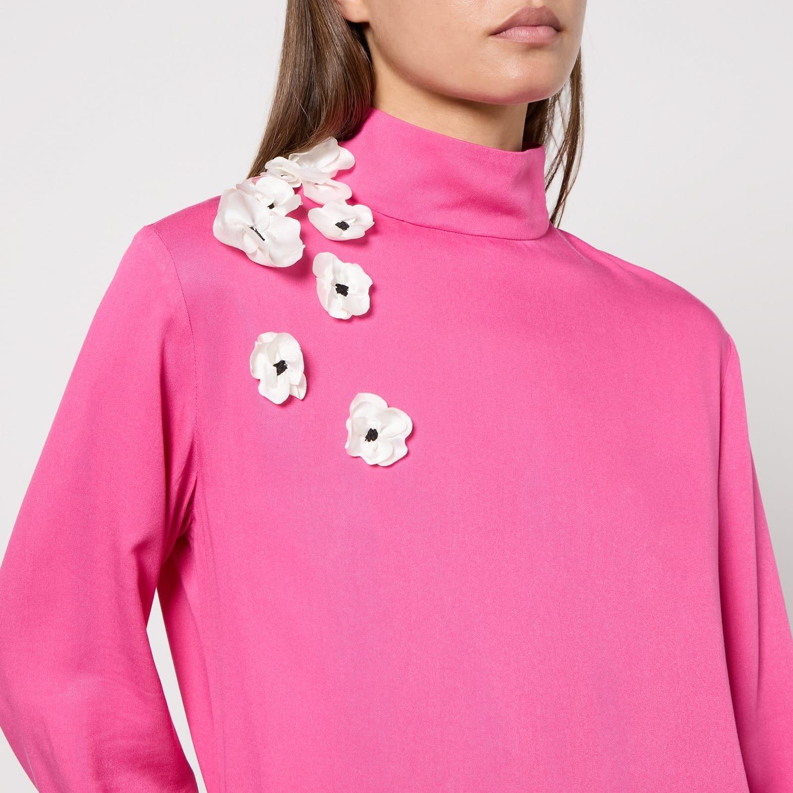 Pink - Sleeper - The Bloom Tie Pajama Set With Pants - 4