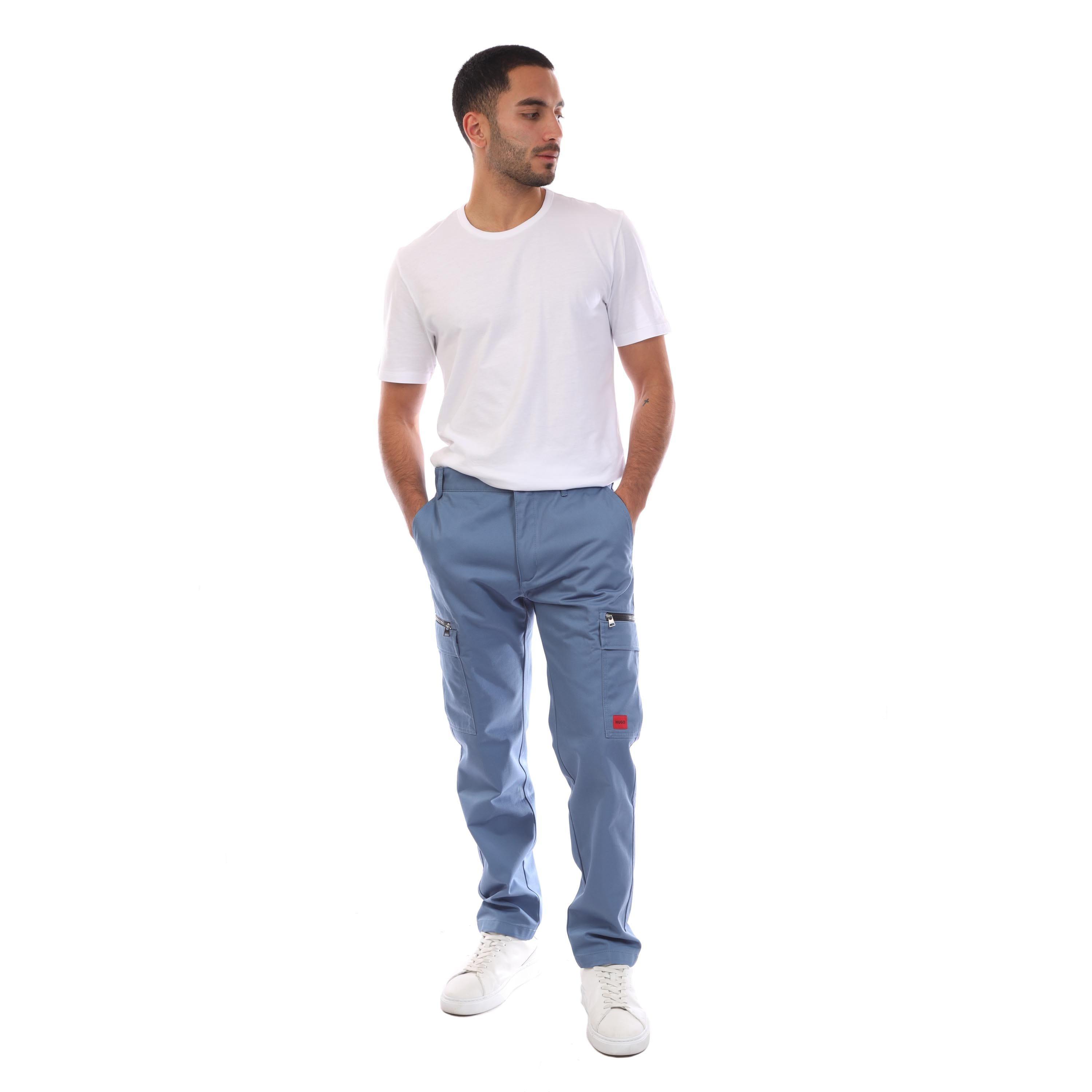 Blue - Hugo - Glian231D Trousers - 4