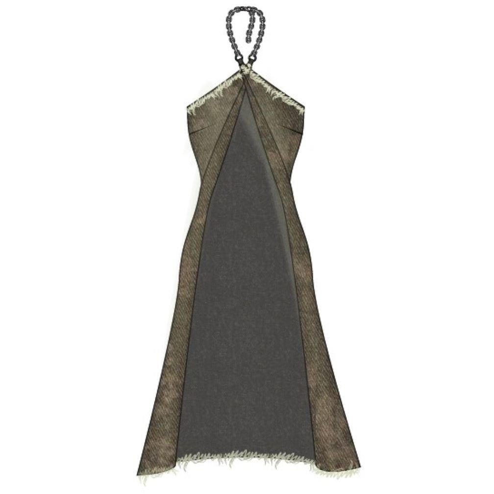 Brown - The Ragged Priest - Women's Deity Halter Cut Out Top - 1