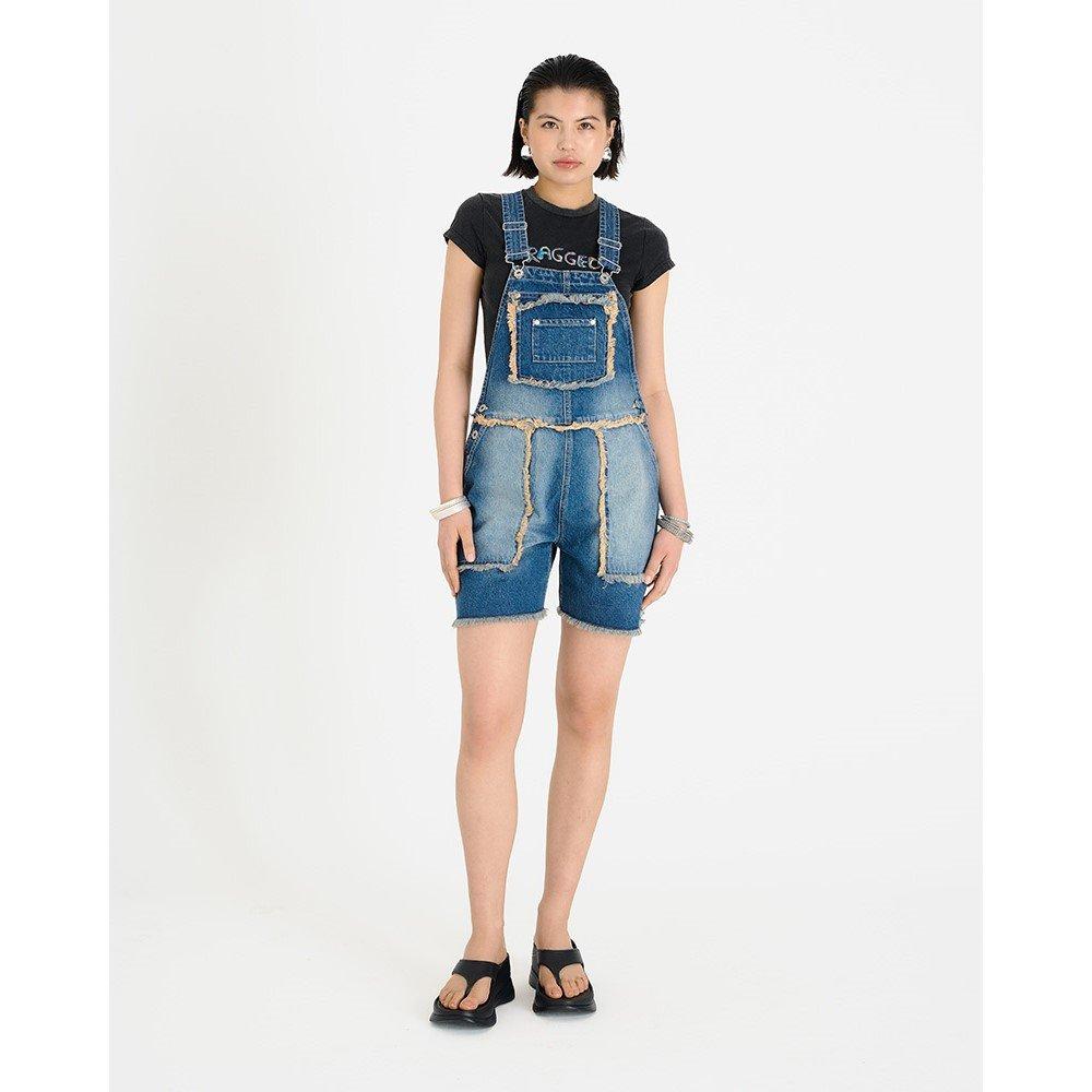 Dirty Wash - The Ragged Priest - Women's Chroma Dungaree Shorts Dungarees - 1
