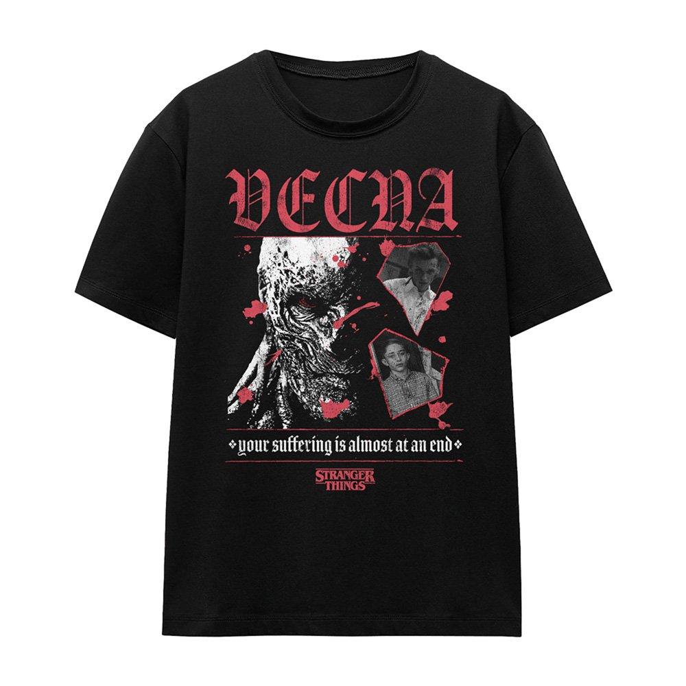 Black - Stranger Things - Stranger Things Vecna Suffering T-Shirt Black - 4