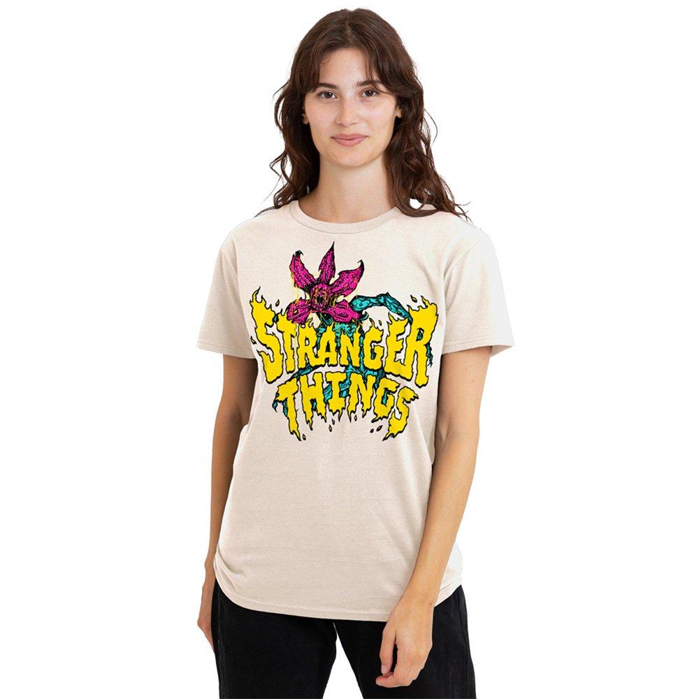 Beige - Stranger Things - Stranger Things Demogorgon Cruiser T-Shirt Natura - 1