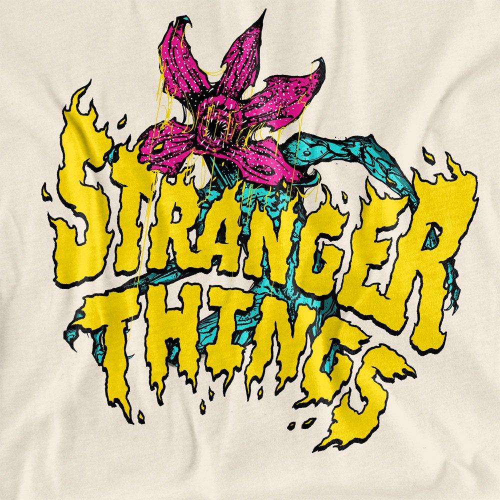 Beige - Stranger Things - Stranger Things Demogorgon Cruiser T-Shirt Natura - 2