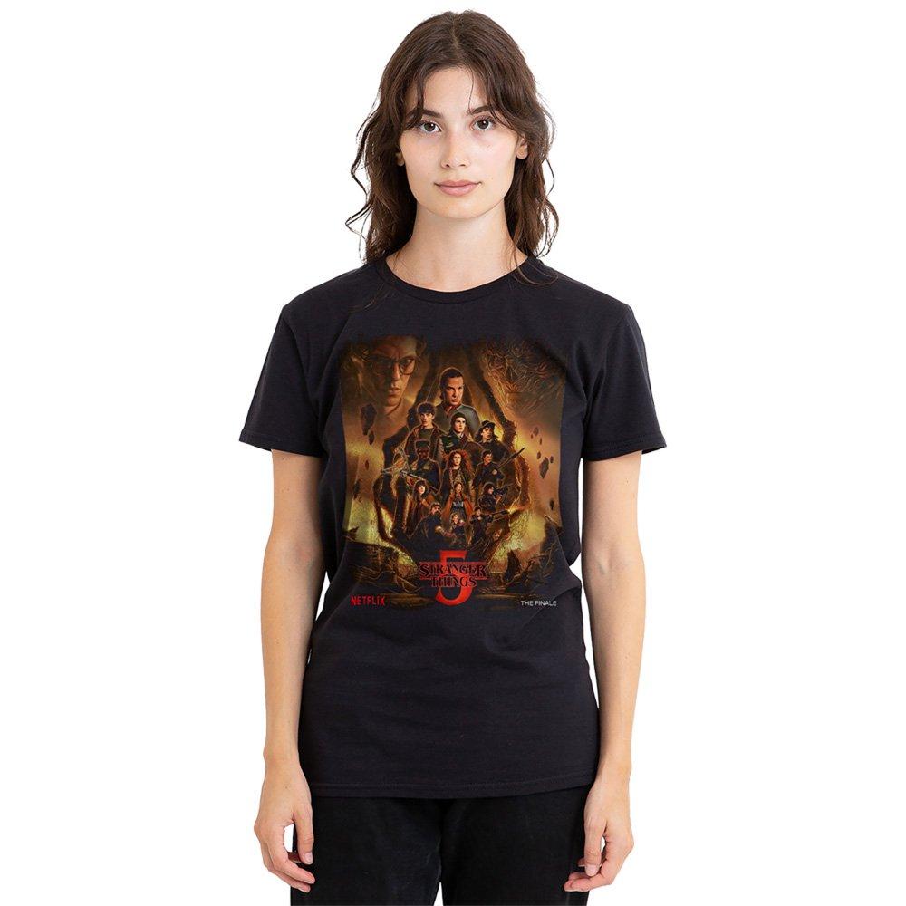 Black - Stranger Things - Stranger Things The Finale Poster T Shirt Black - 1
