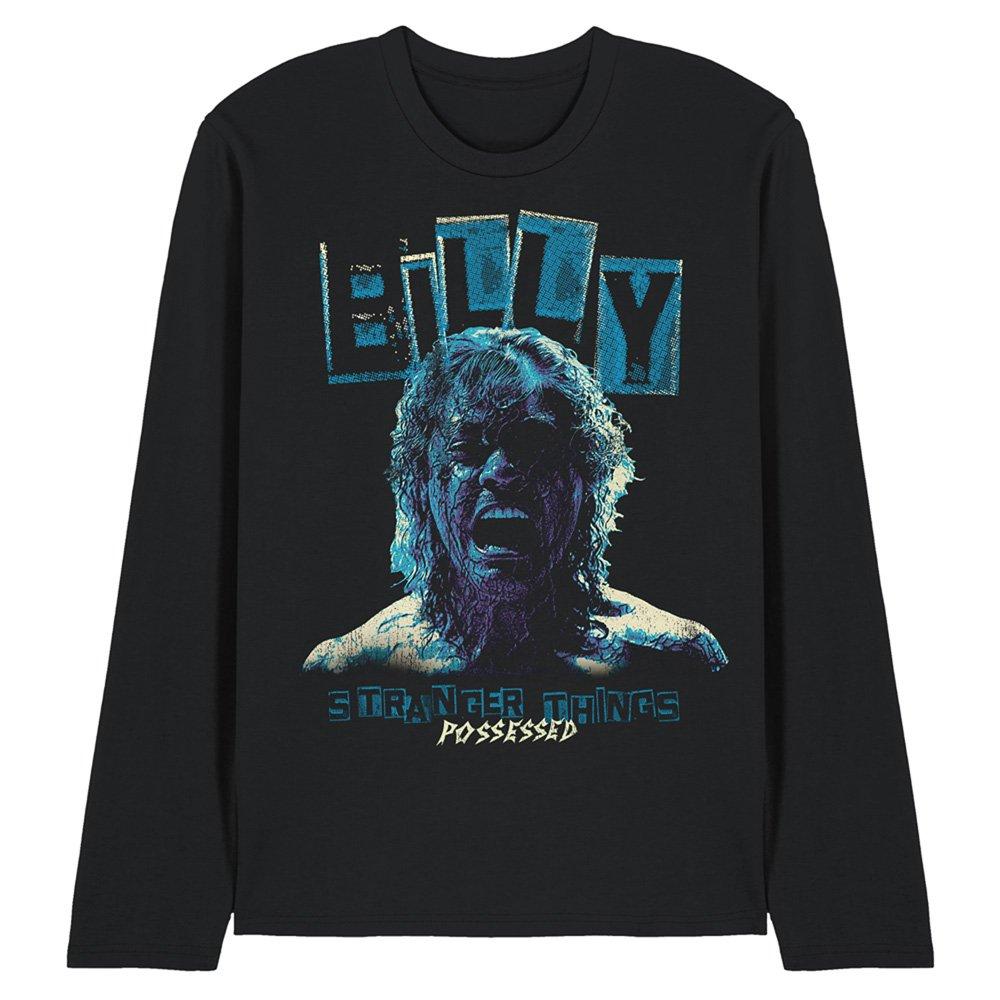 Black - Stranger Things - Stranger Things Billy Possessed Long Sleeve T Shir - 1