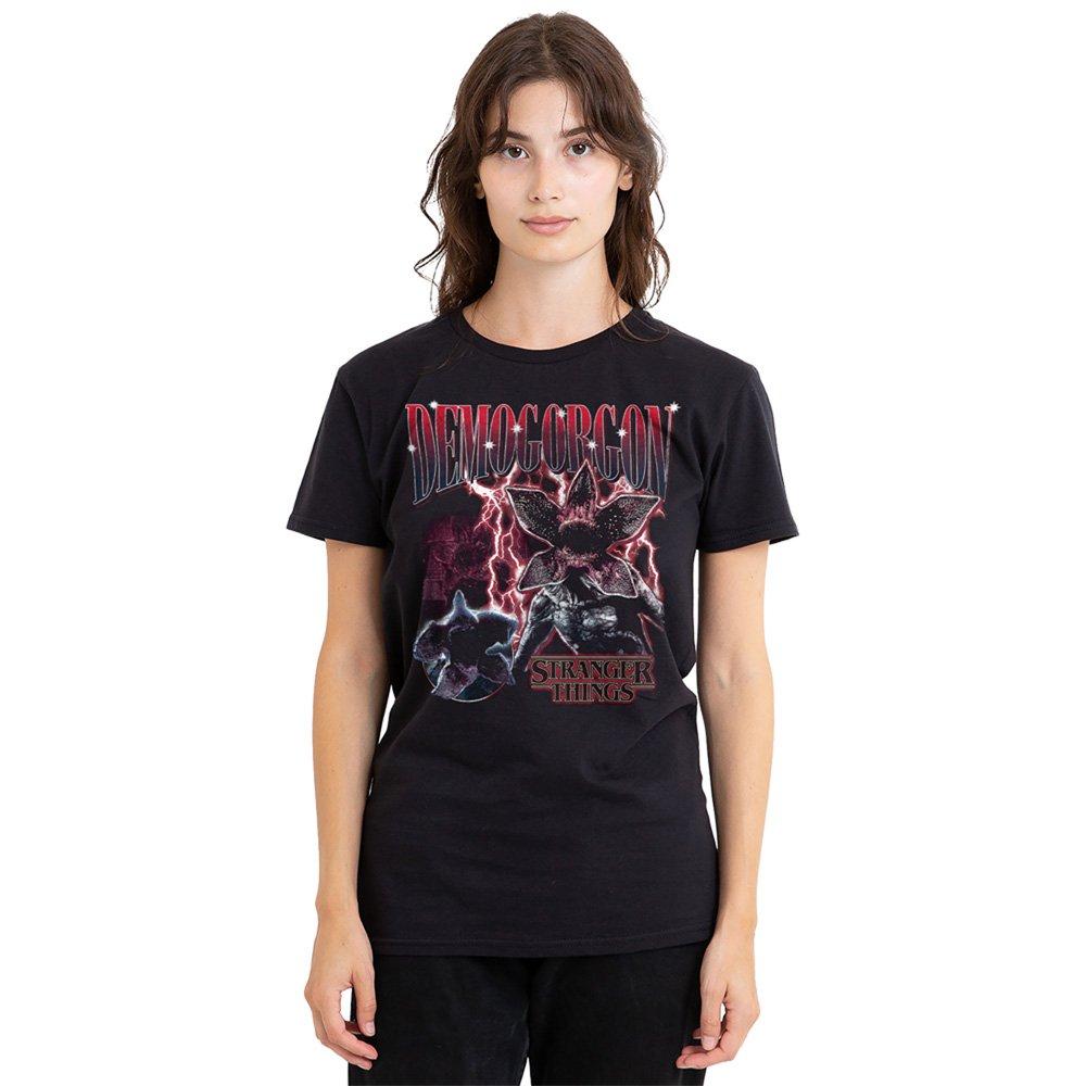Black - Stranger Things - Stranger Things Demogorgon Homage T-Shirt Black - 1