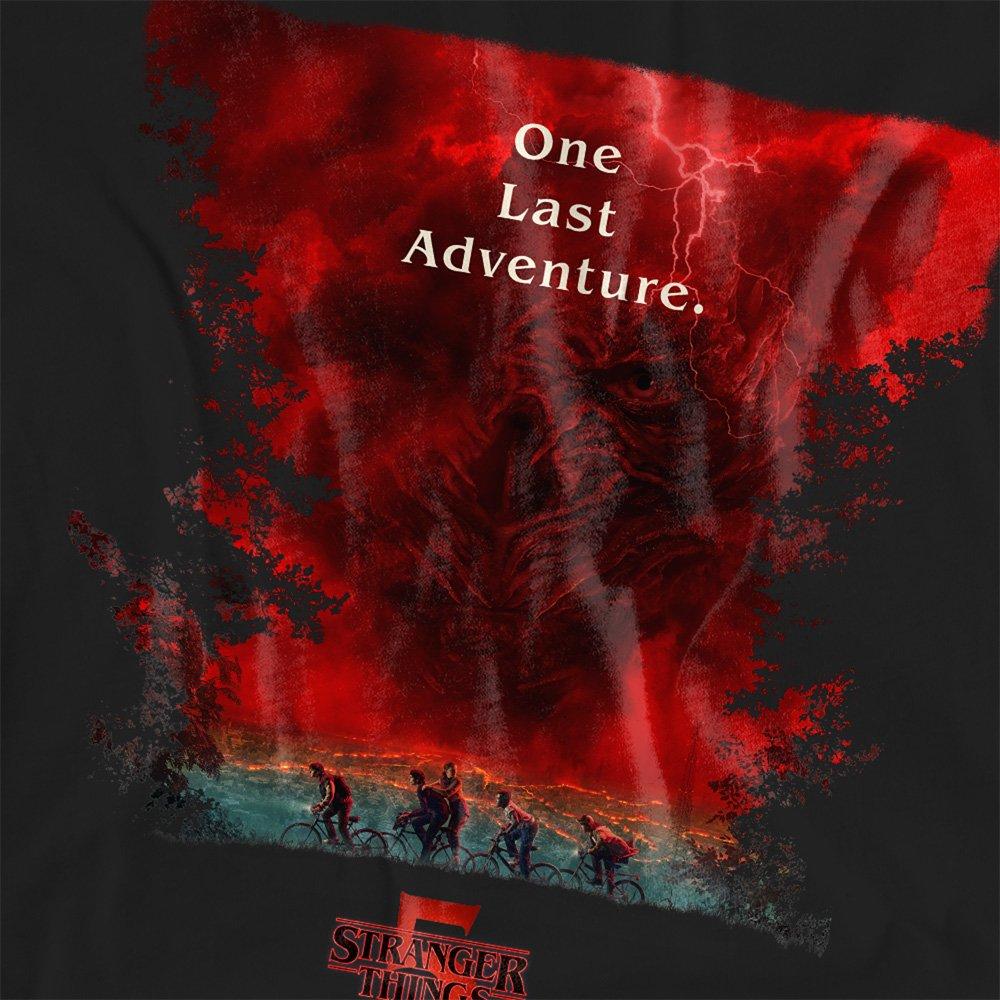 Black - Stranger Things - Stranger Things 5 Vecna Clouds Poster T-Shirt Bla - 2